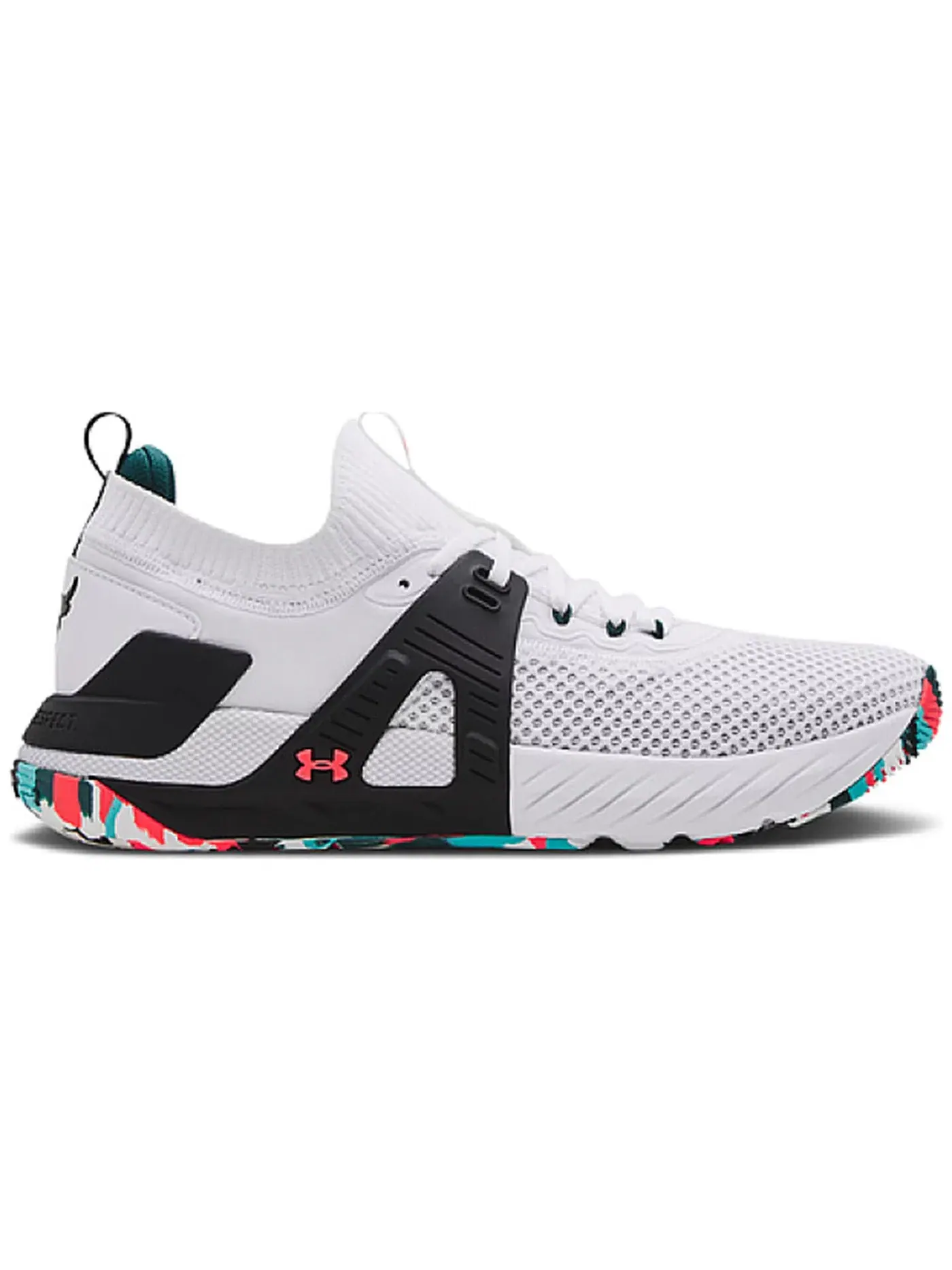 Мужские кроссовки для бега Project Rock 4 Under Armour — изображение 1 из 1, белый/зеленый