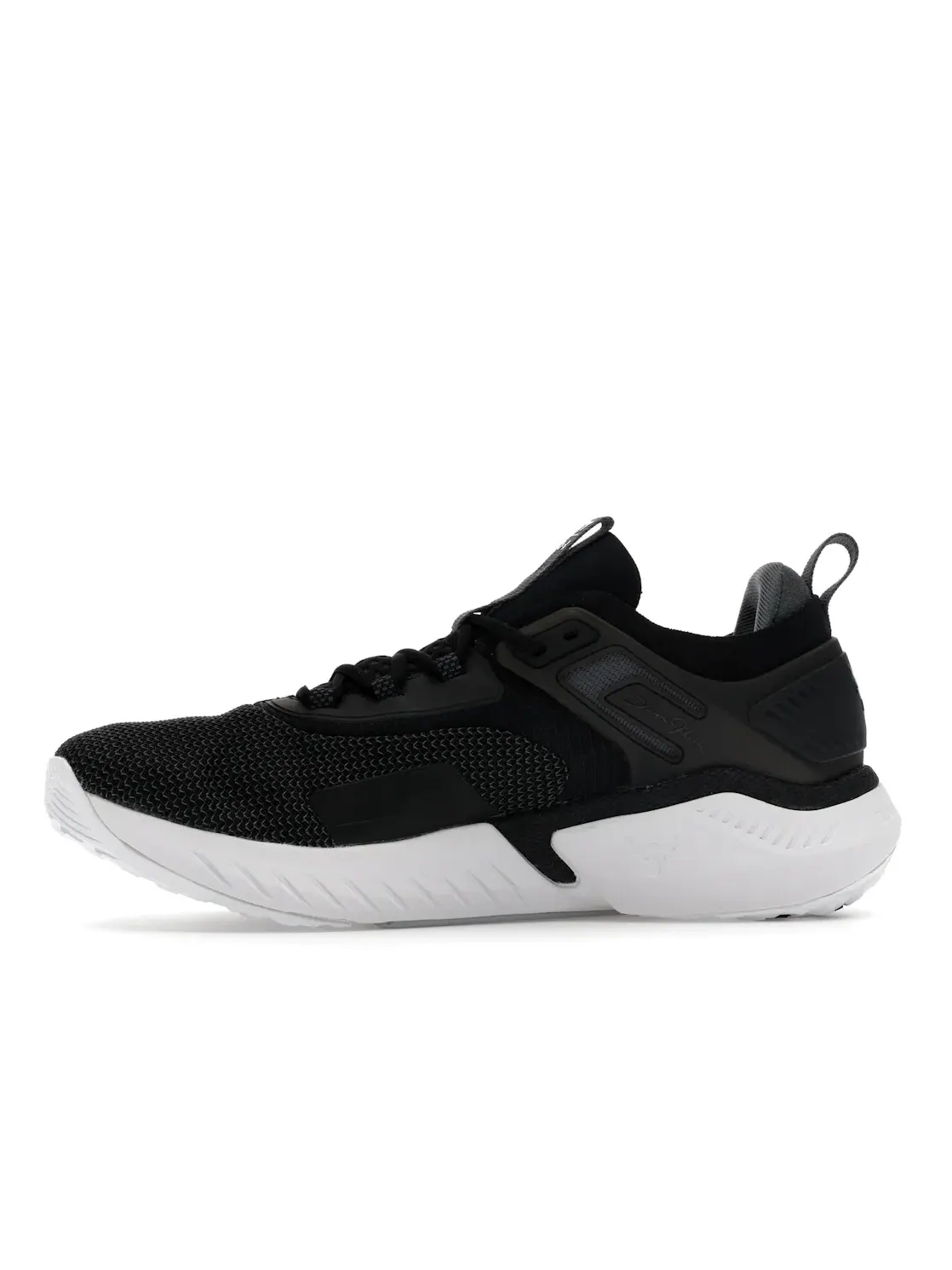 Мужские кроссовки для бега Under Armour Project Rock 5 — изображение 3 из 4, черный/белый