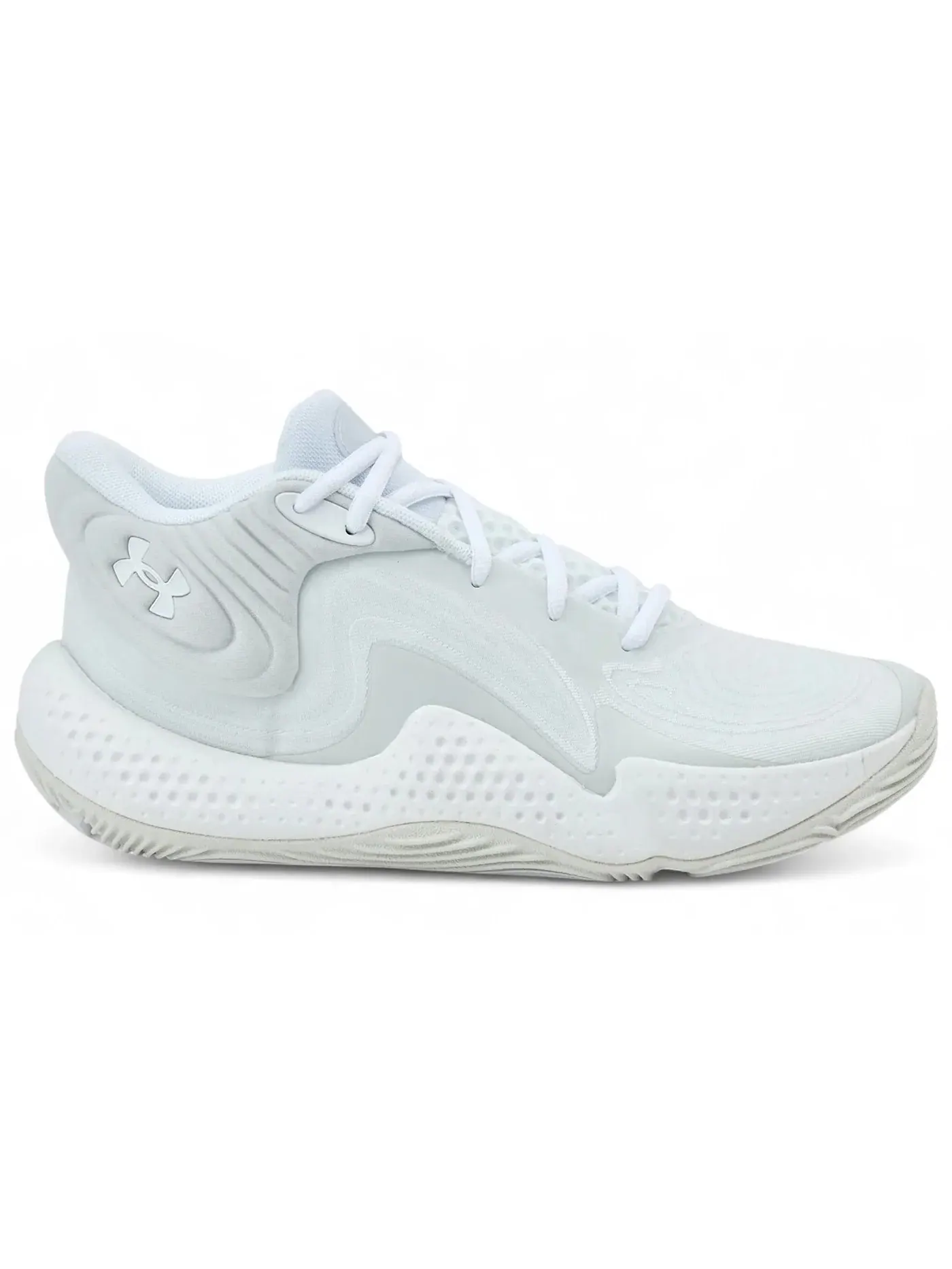 Мужские кроссовки для бега Under Armour Spawn 6 — изображение 1 из 1, белый/серый/белый