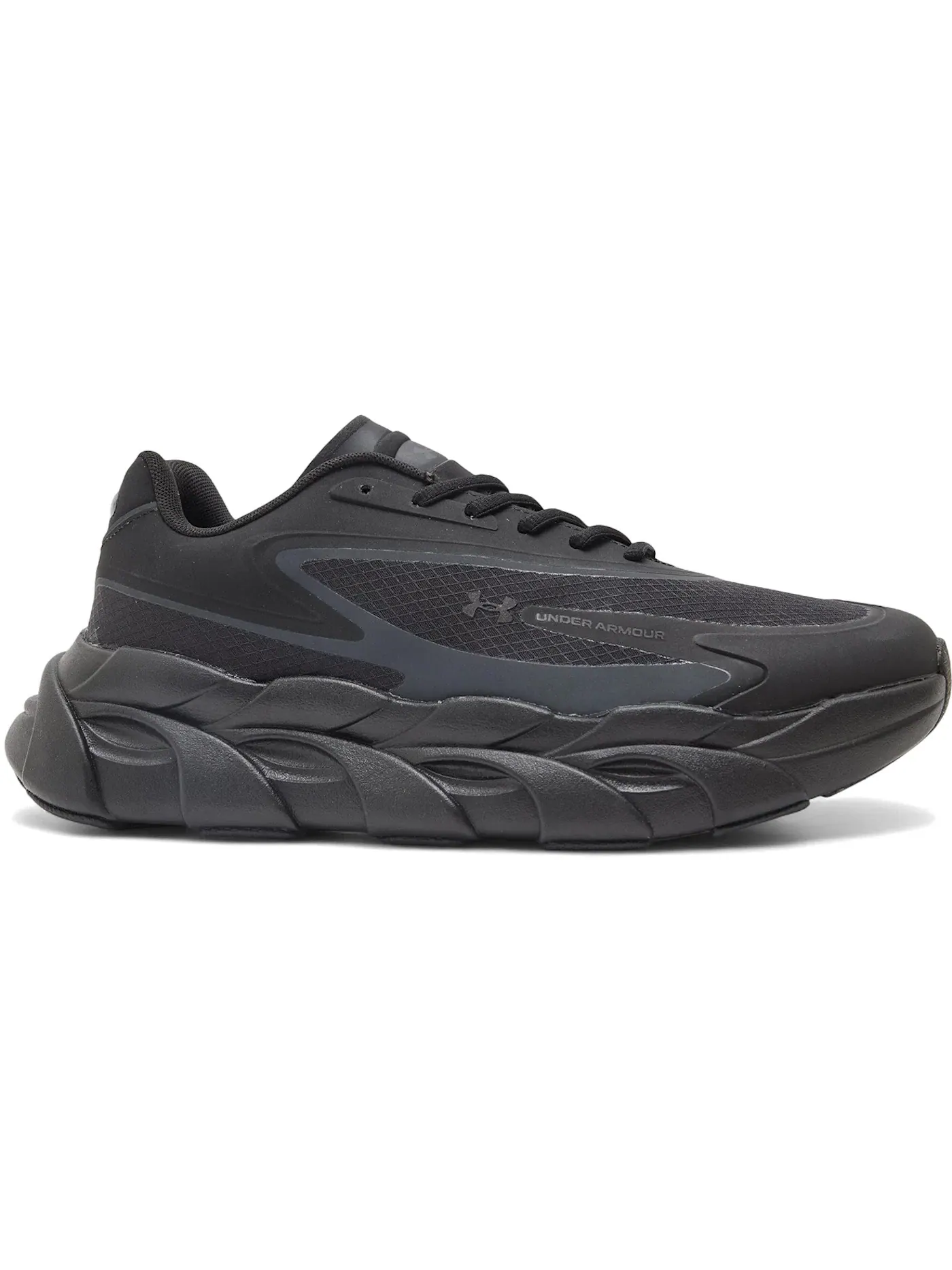 Мужские кроссовки для бега с амортизацией Under Armour UA Halo Runner — изображение 1 из 1, черный/черный