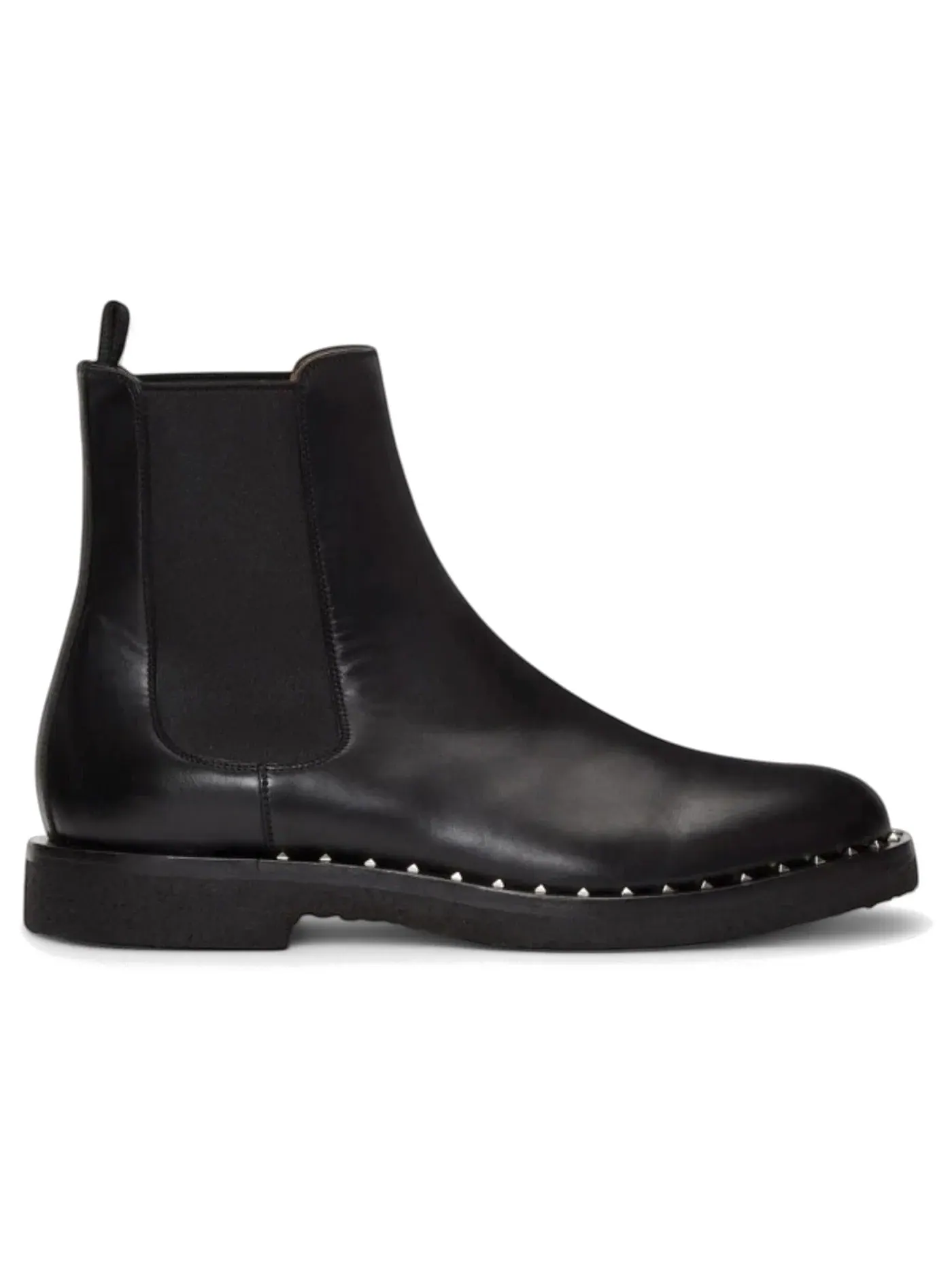 Мужские ботинки-челси с принтом Valentino Garavani Leather Soul Rockstud