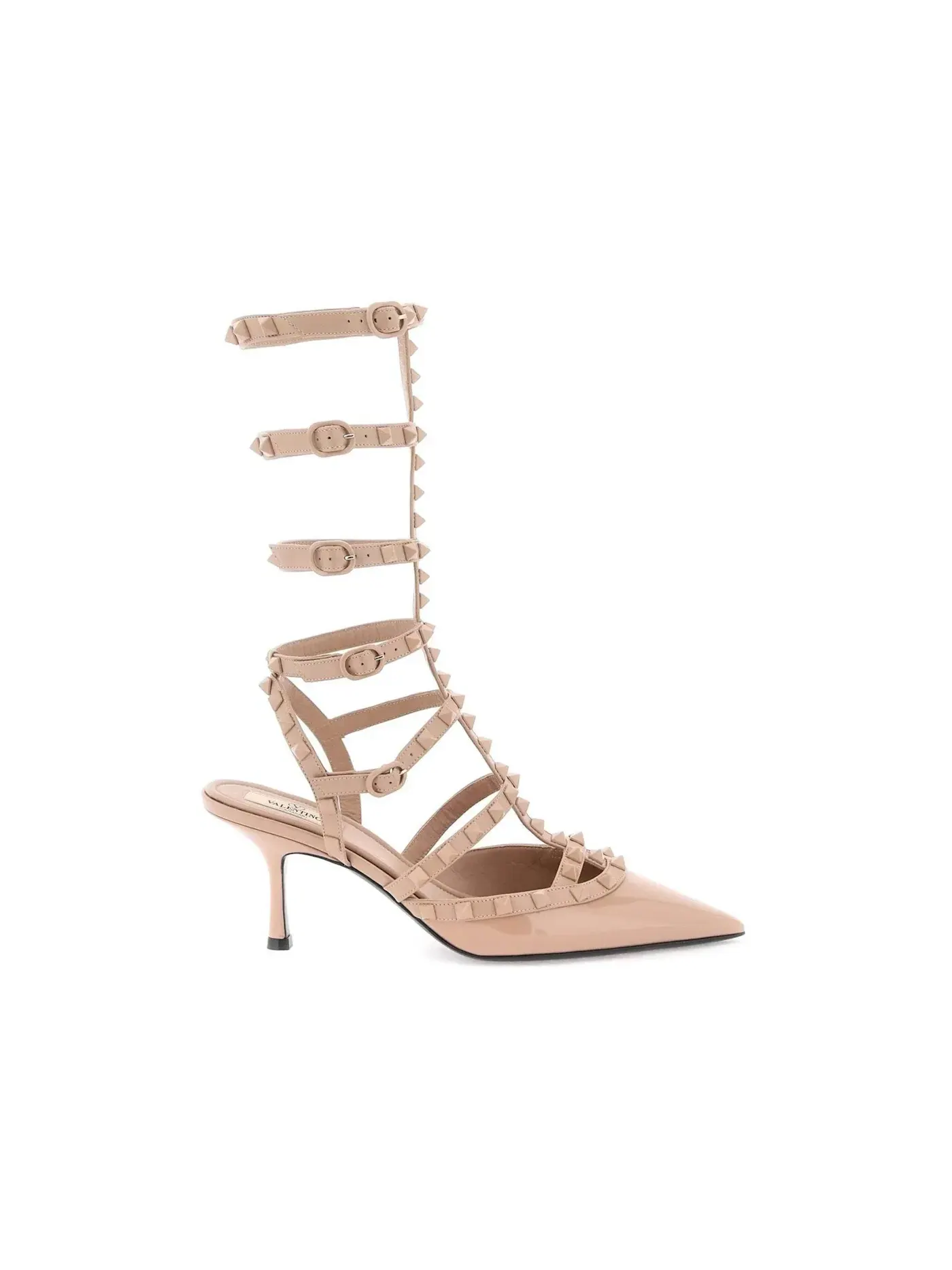 Женские туфли на каблуке с острым носком Valentino Garavani Rockstud Pointed Toe Pumps