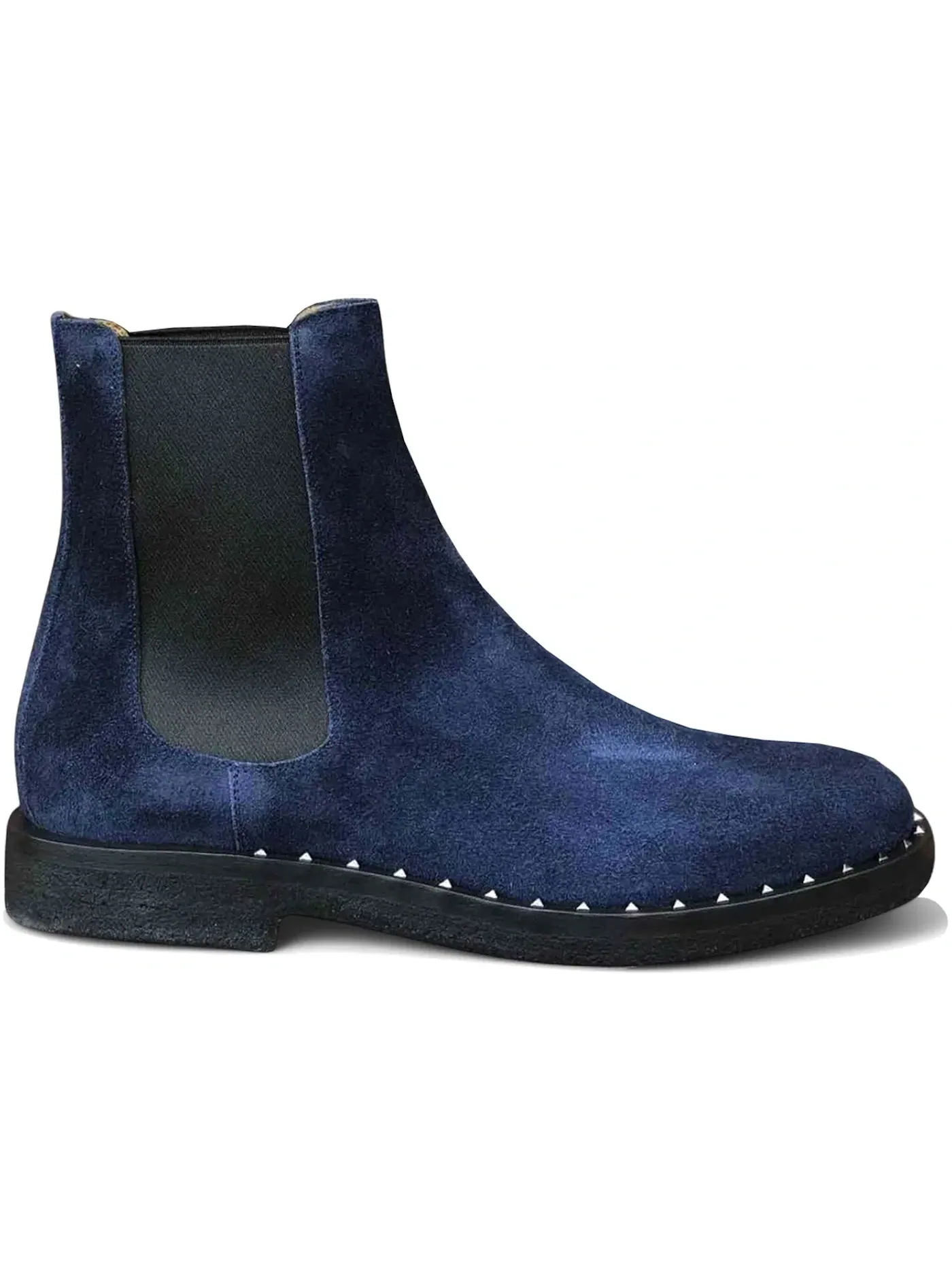 Мужские ботинки-челси с замши с принтом Valentino Garavani Suede Soul Rockstud Chelsea Boots