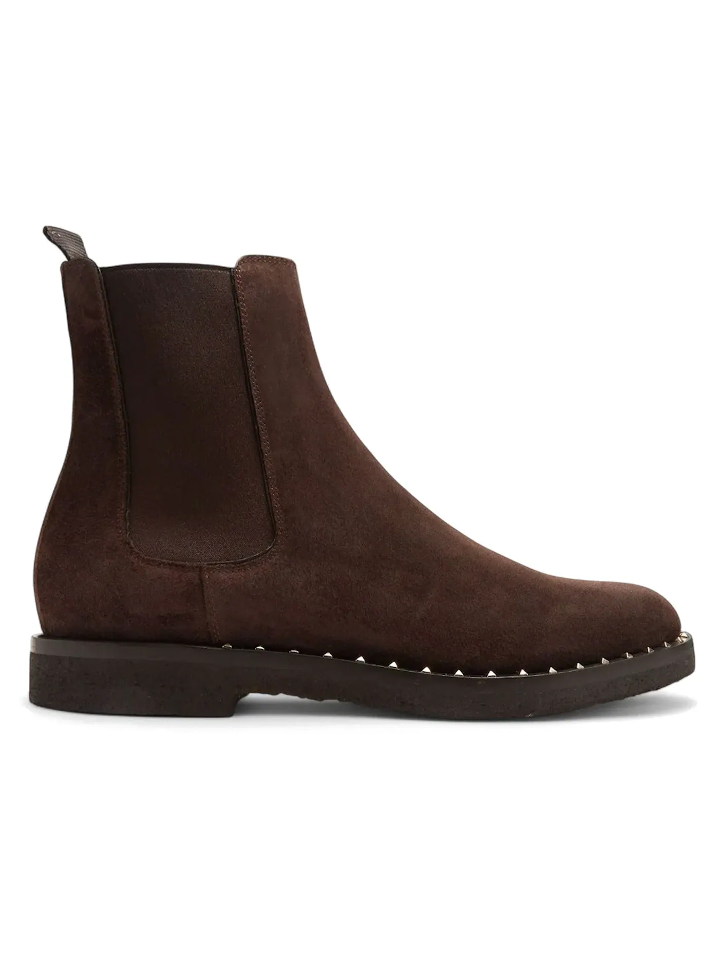 Мужские ботинки челси из замши с рокстад-шипами Valentino Garavani Suede Soul Rockstud Chelsea Boots, Testa Di