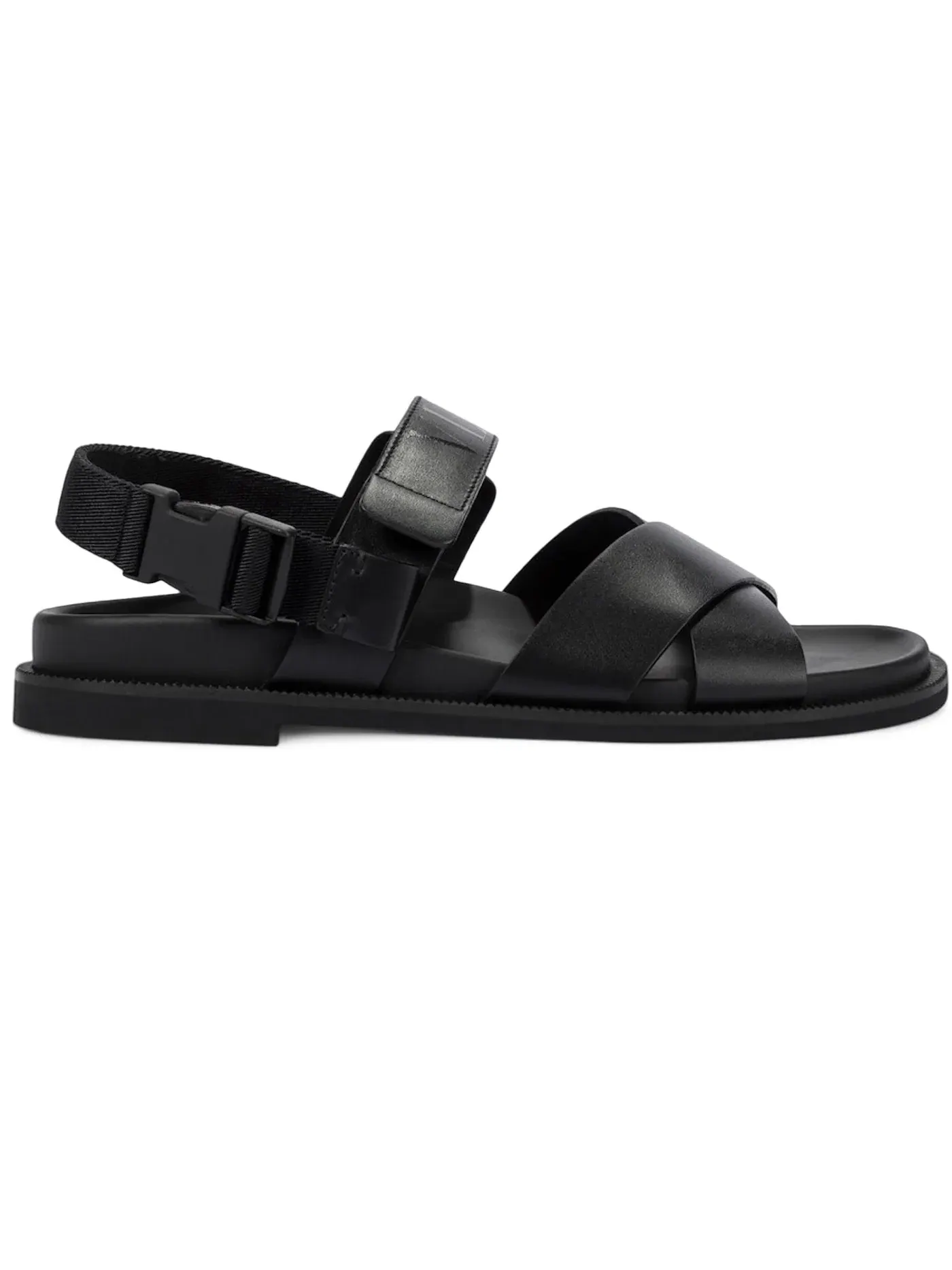 Мужские сандалии с ремешками Valentino Garavani VLTN Leather Strap Sandals Valentino
