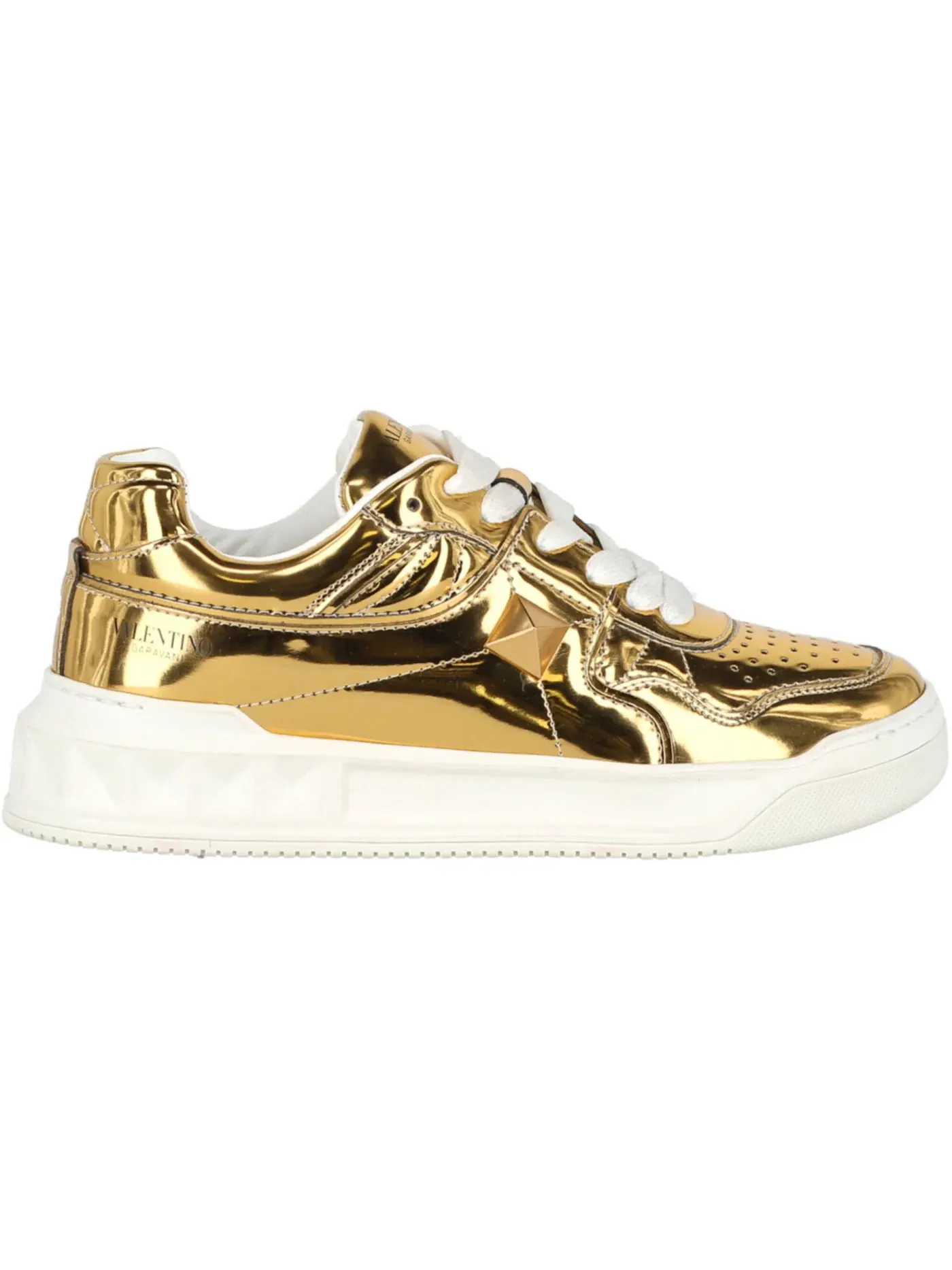 Женские кроссовки с принтом Valentino One Stud Low Top Valentino