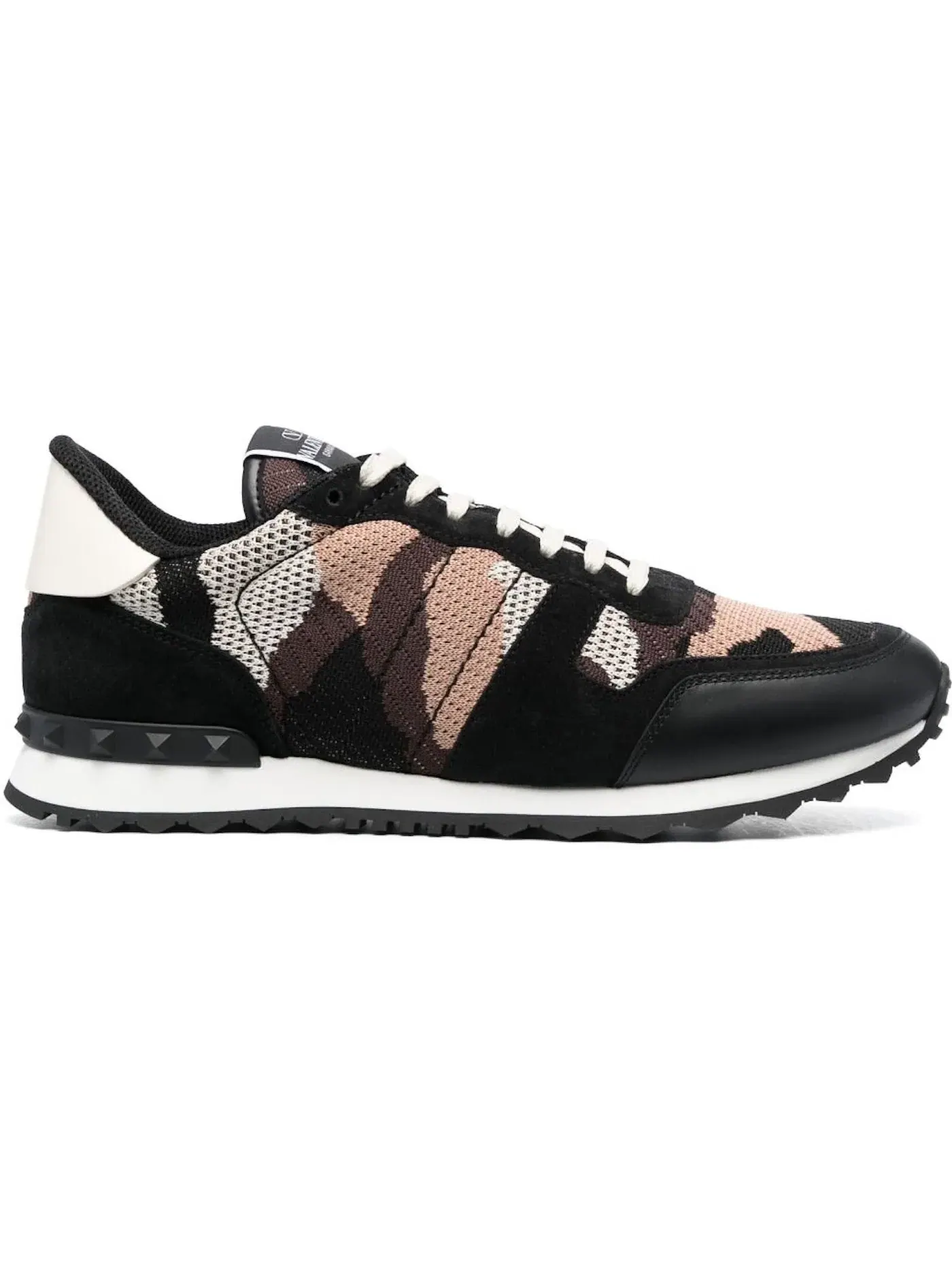 Мужские кроссовки с камуфляжным принтом Valentino RockRunner Low Top
