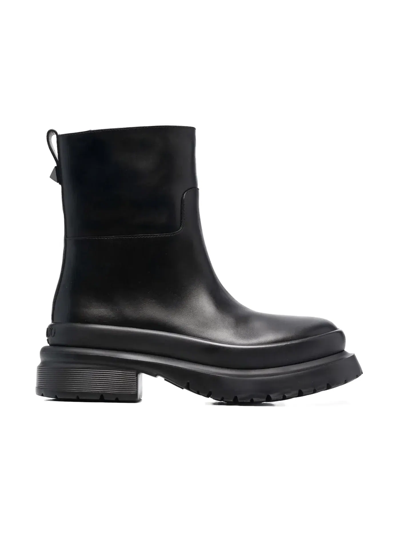 Мужские ботильоны с носком миндалевидной формы Valentino Rockstud Almond-Toe Ankle Boots