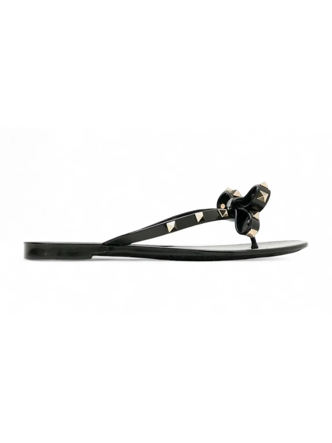 Женские шлепанцы Valentino Rubber Rockstud Thong