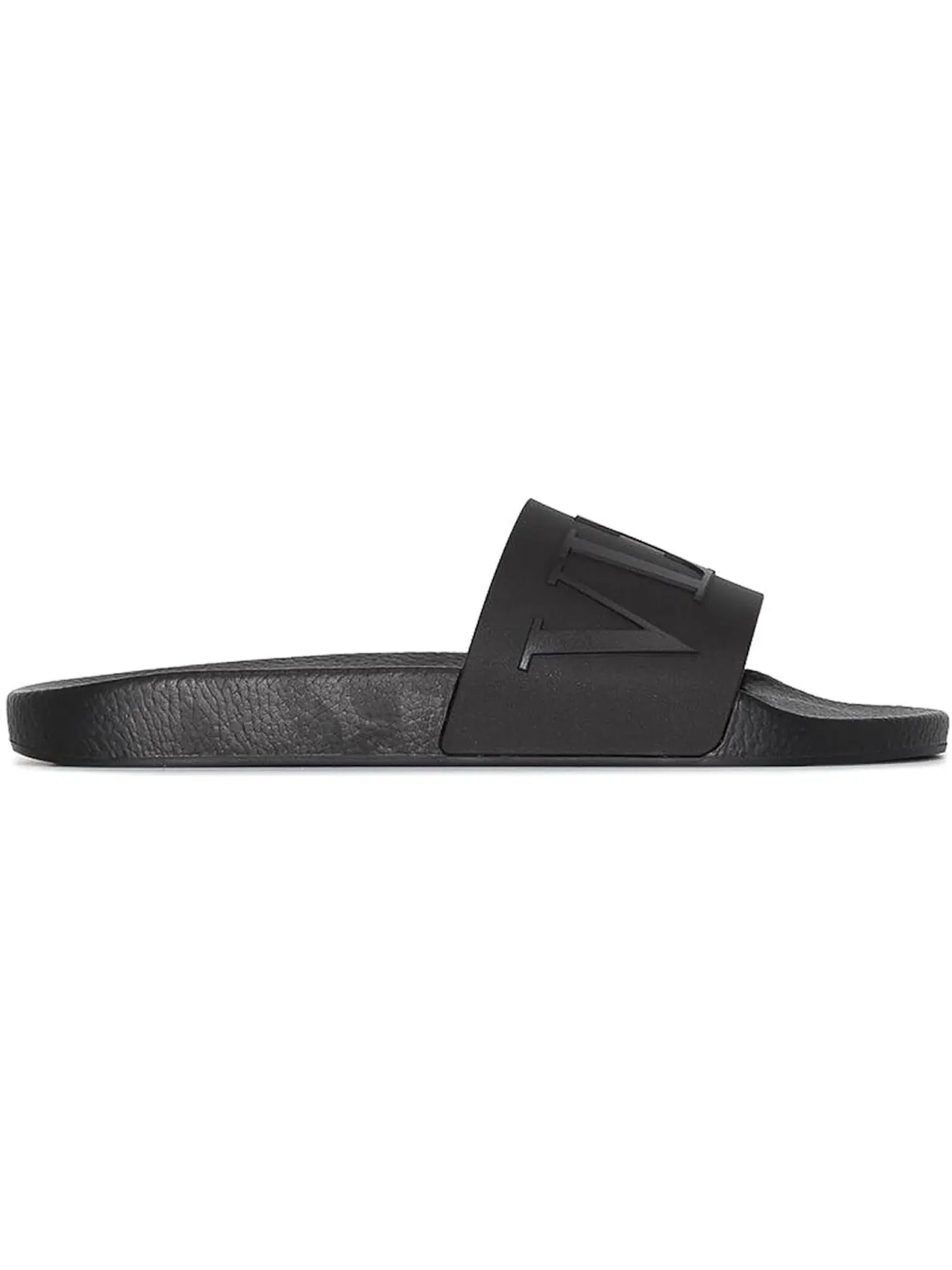Мужские шлепанцы с логотипом Valentino VLTN Rubber Slide Sandal Valentino — изображение 1 из 1, черный