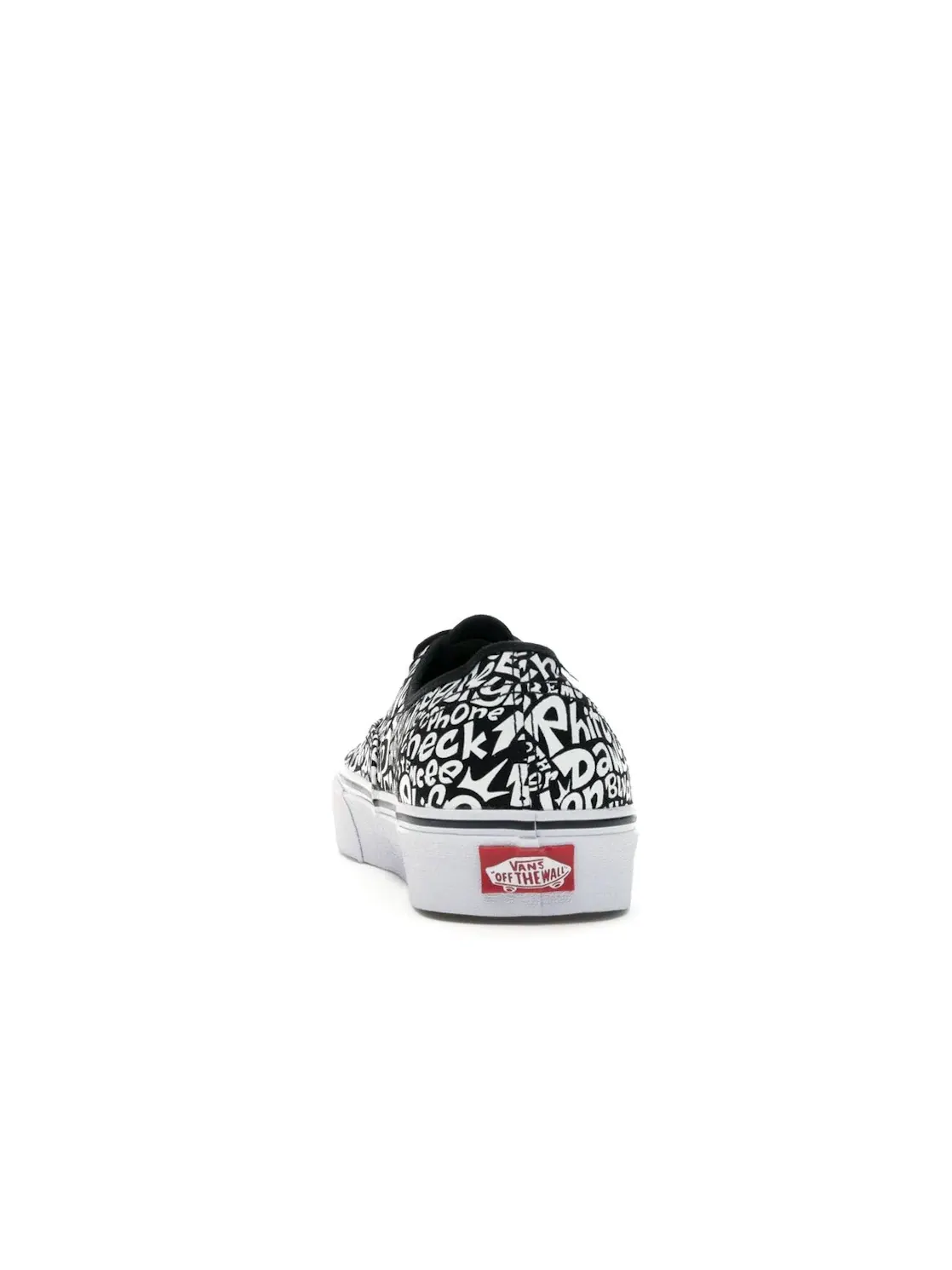 Мужские кроссовки Lifestyle Vans Authentic Vans — изображение 4 из 4, черный/белый