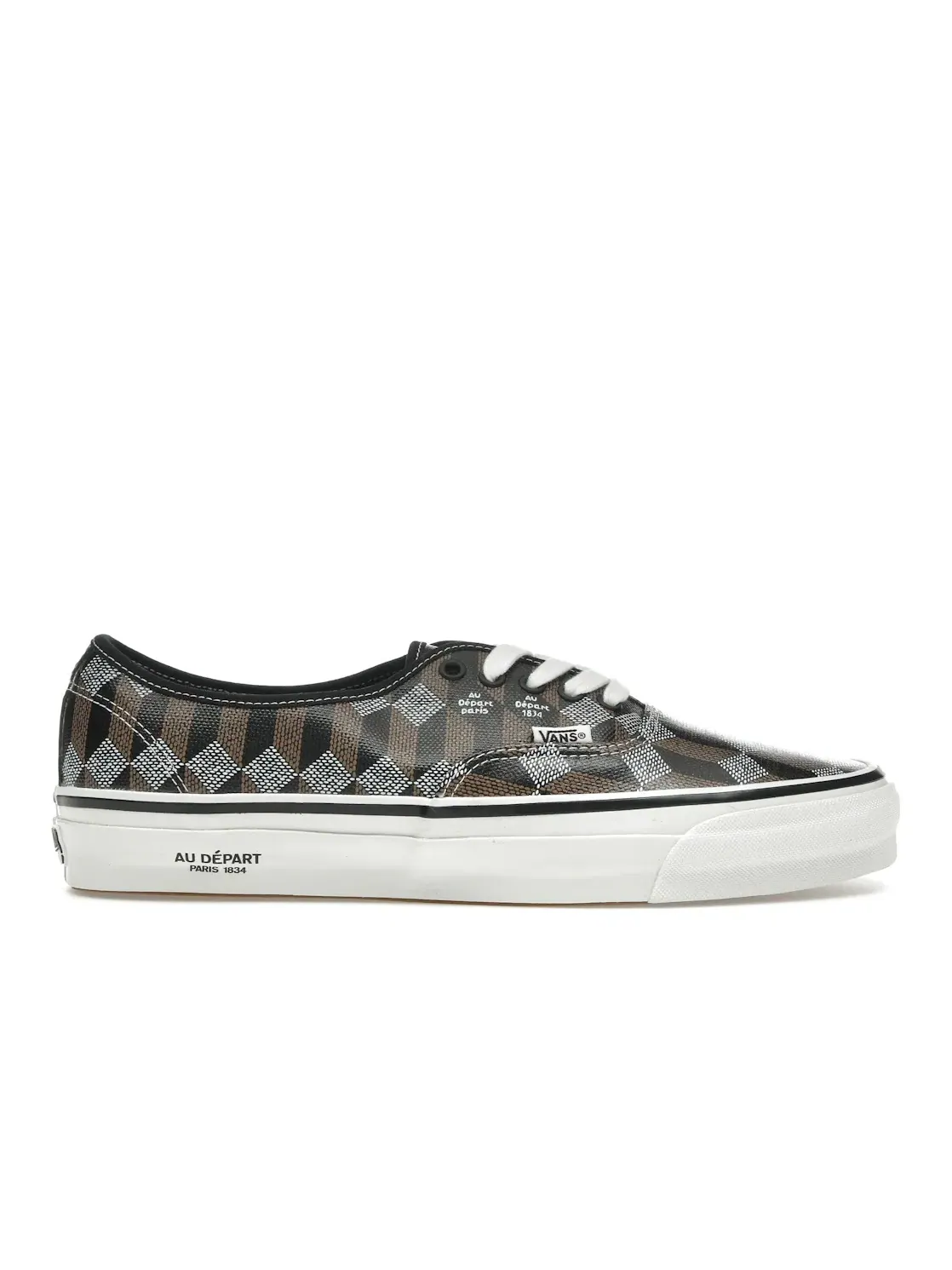 Мужские кеды Lifestyle Vans Authentic — изображение 1 из 4, черный/коричневый/белый
