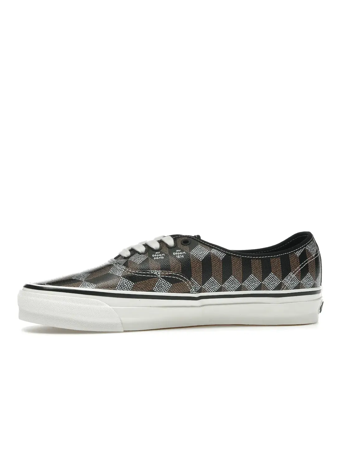 Мужские кеды Lifestyle Vans Authentic — изображение 3 из 4, черный/коричневый/белый