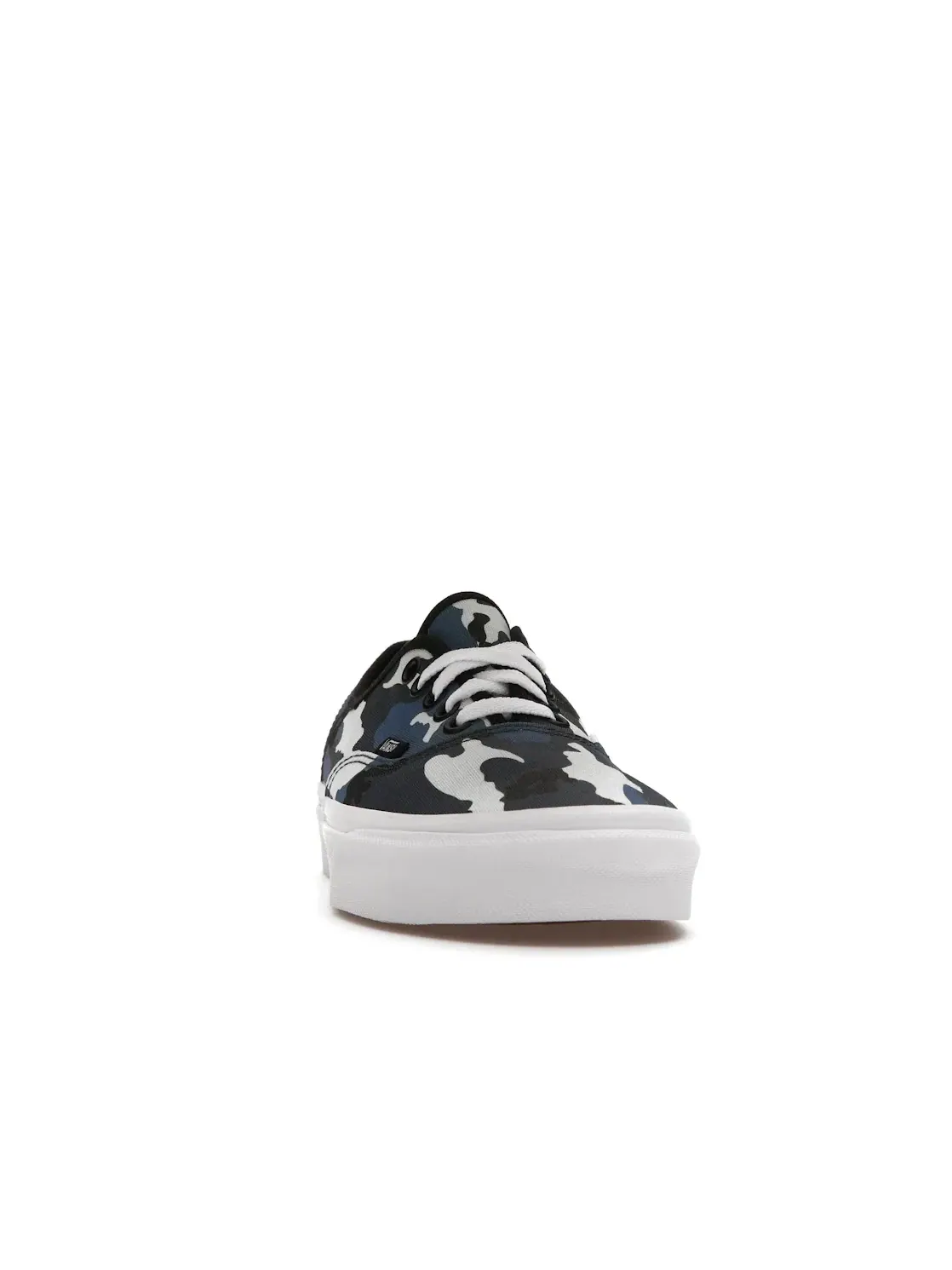 Мужские кроссовки с камуфляжным принтом Vans Authentic — изображение 2 из 4, синий/белый