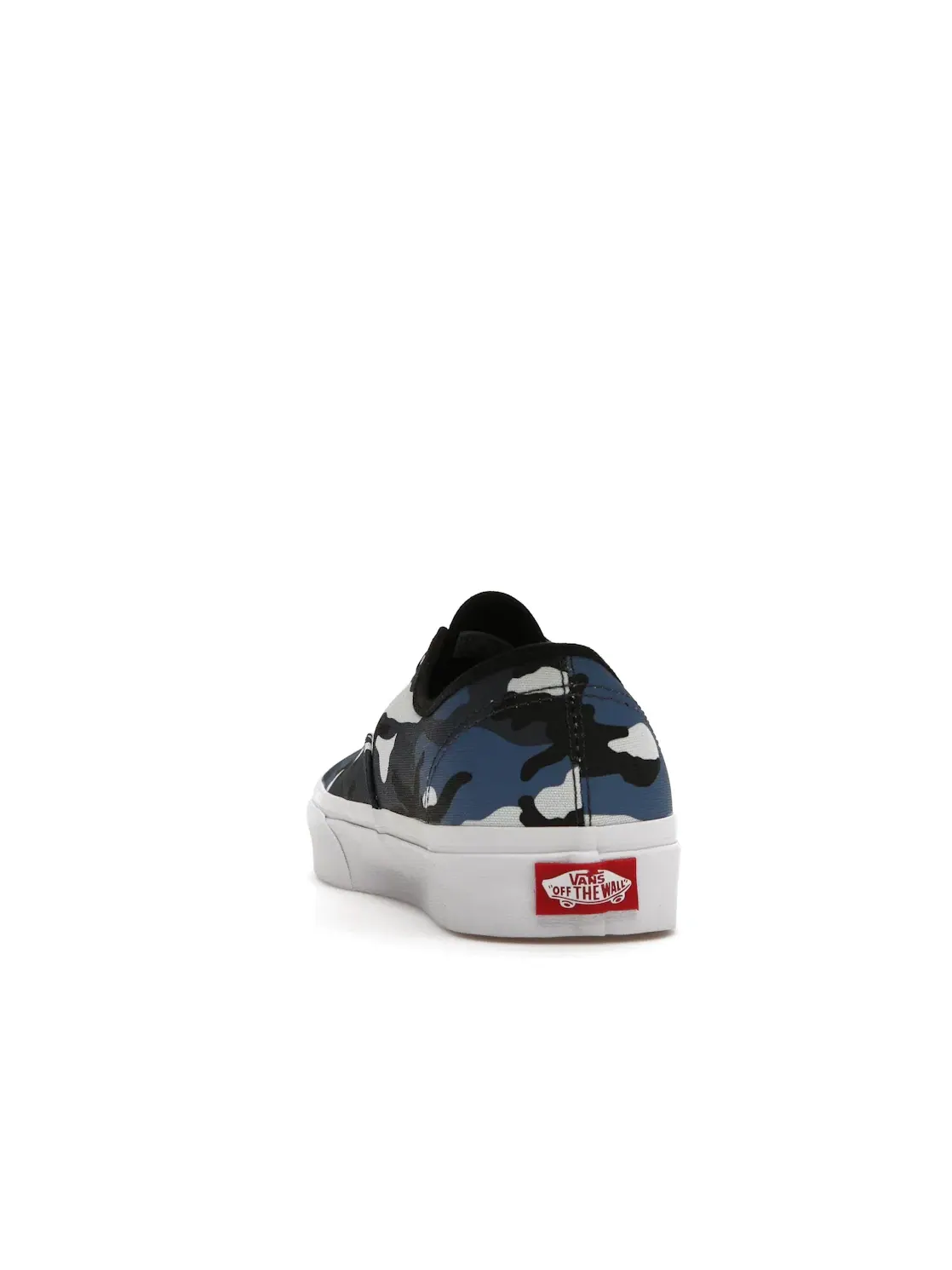 Мужские кроссовки с камуфляжным принтом Vans Authentic — изображение 4 из 4, синий/белый