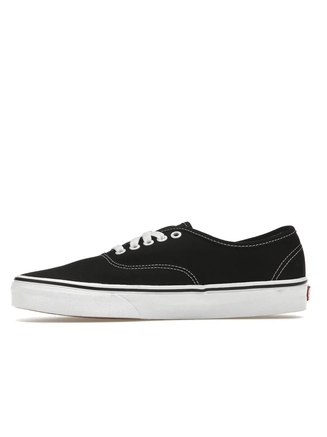 Мужские кеды классические Vans Authentic — изображение 3 из 4, черный/белый