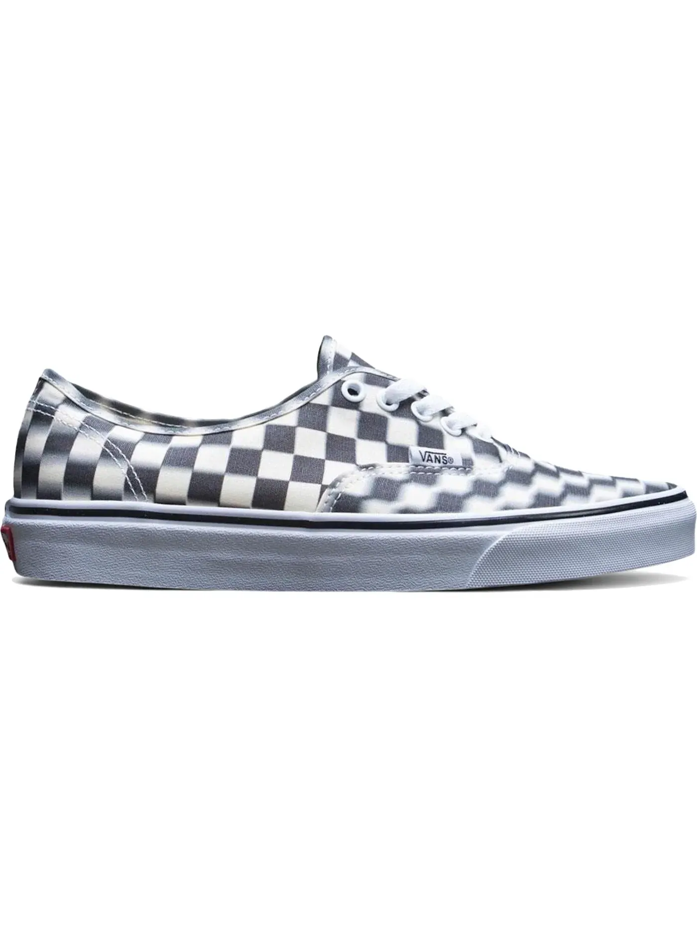 Мужские кеды с принтом Vans Authentic Vans — изображение 1 из 1, черный/белый