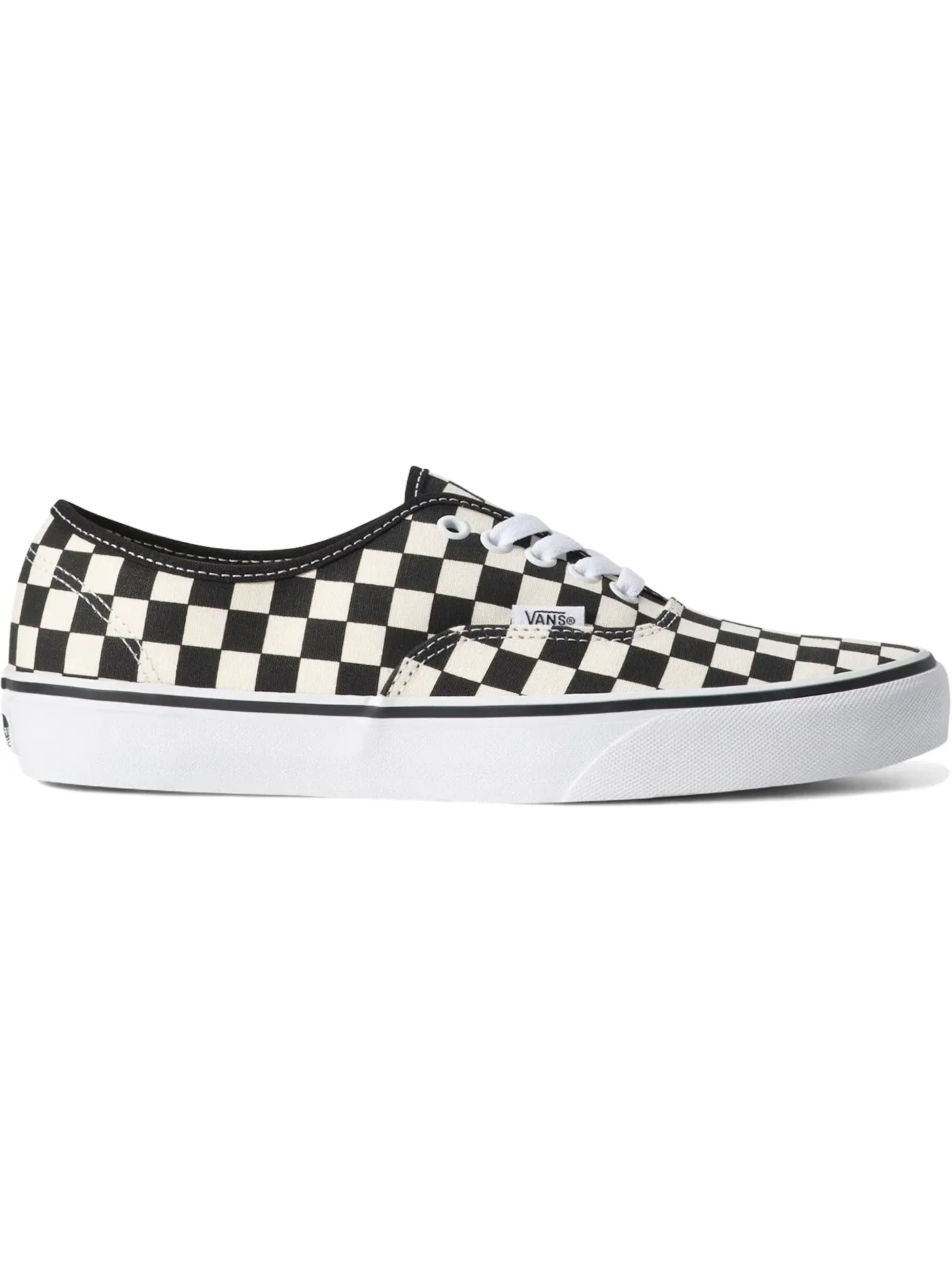 Мужские кеды с узором Vans Authentic Vans — изображение 1 из 1, черный/белый