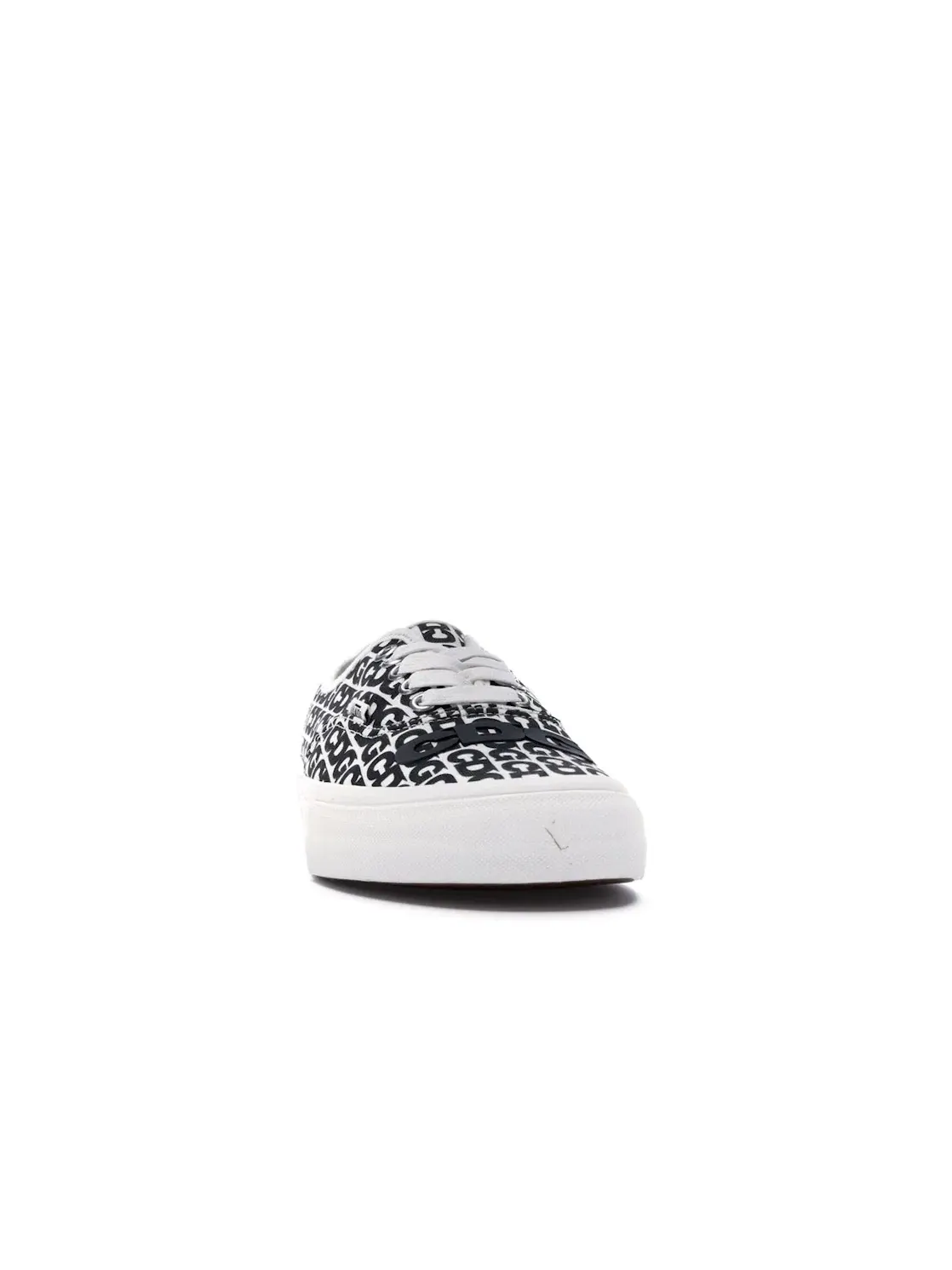 Мужские кеды с принтом Vans Authentic Comme des Garcons — изображение 2 из 4, белый/черный
