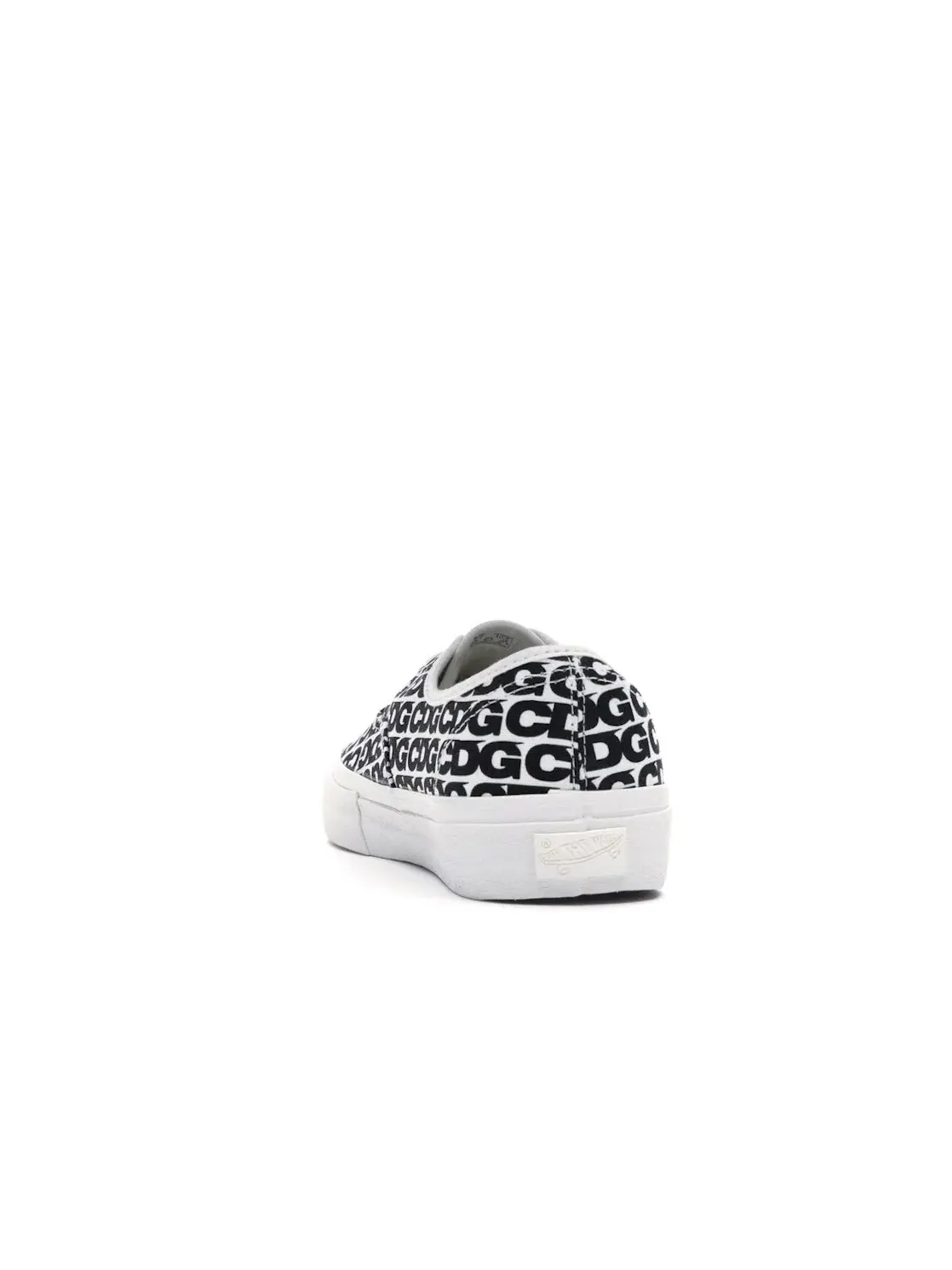 Мужские кеды с принтом Vans Authentic Comme des Garcons — изображение 4 из 4, белый/черный