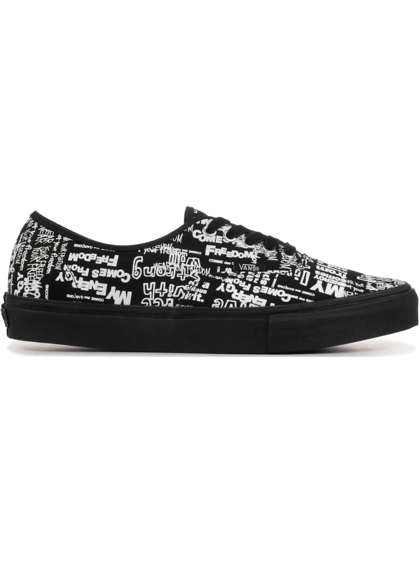 Мужские кроссовки Vans Authentic Comme des Garcons Black — изображение 1 из 1, черный
