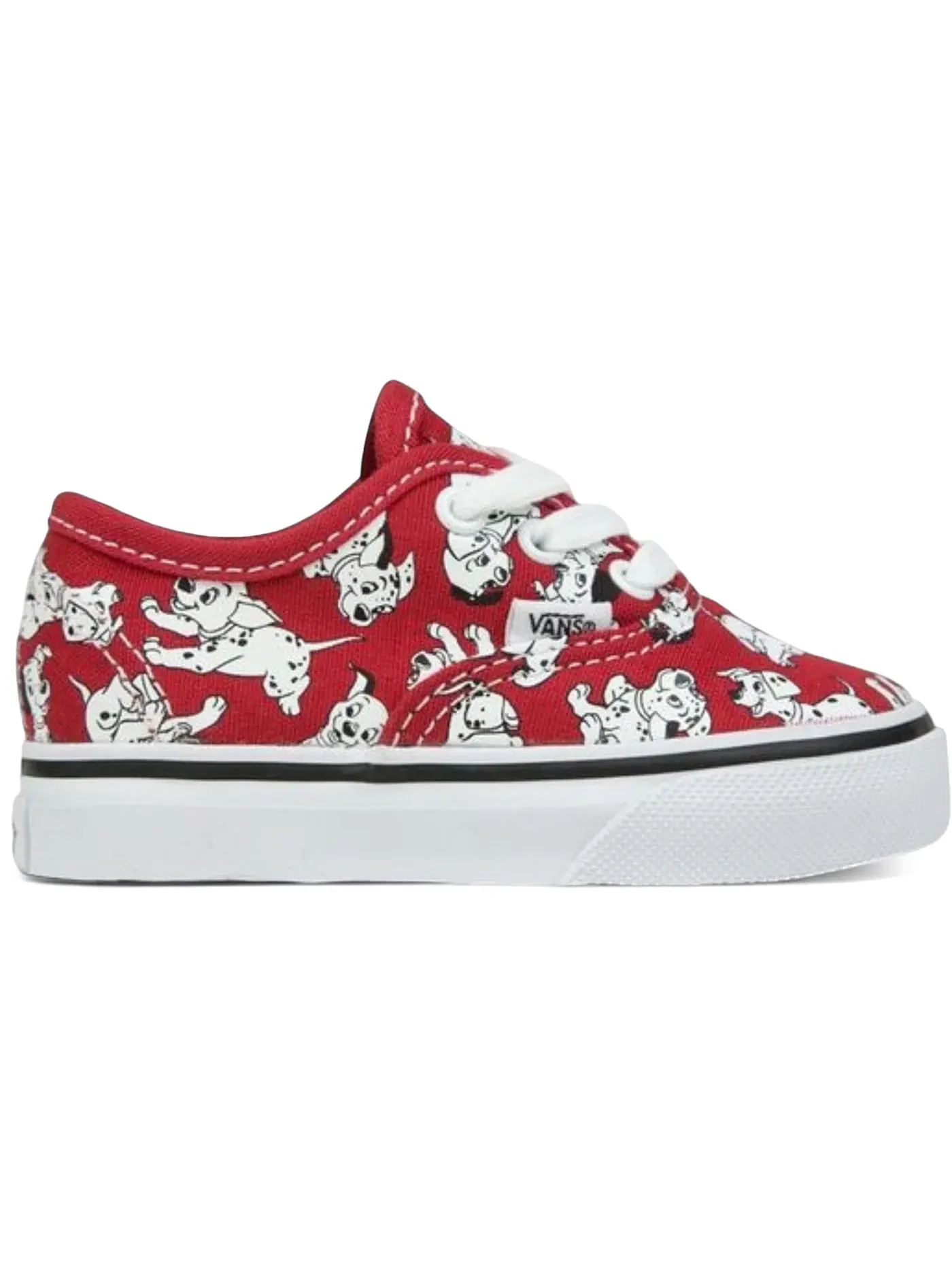 Детские кеды Lifestyle с принтом Vans Authentic — изображение 1 из 1, красный