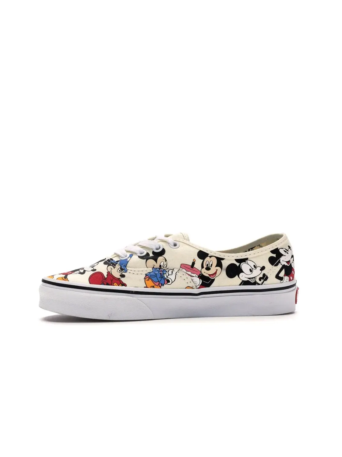 Мужские кеды с принтом Vans Authentic Disney Mickey's Birthday — изображение 3 из 4, белый/черный