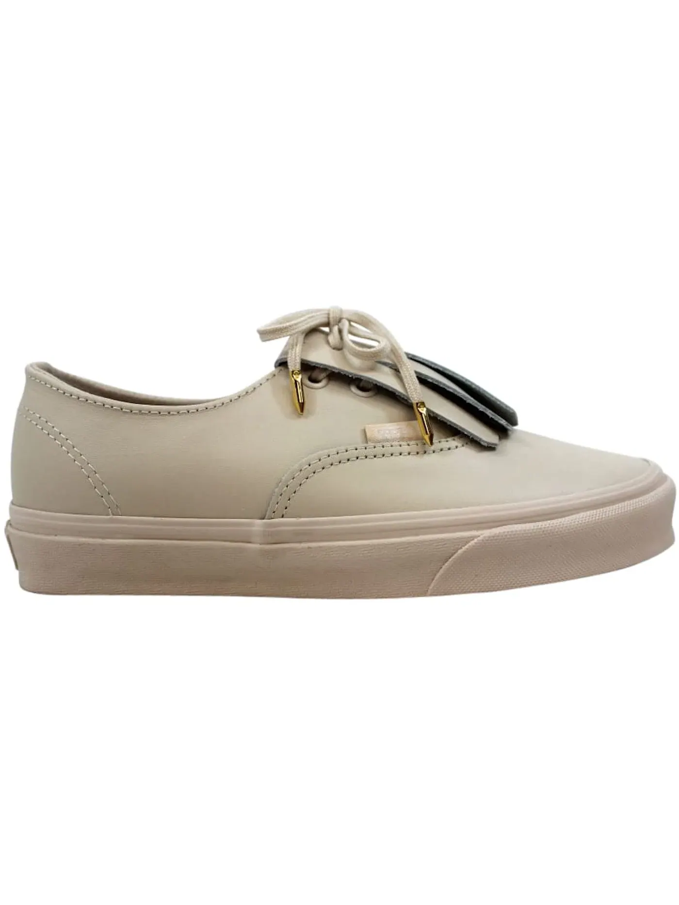 Мужские кеды с бахромой Vans Authentic Fringe Leather — изображение 1 из 1, розовый/золотистый