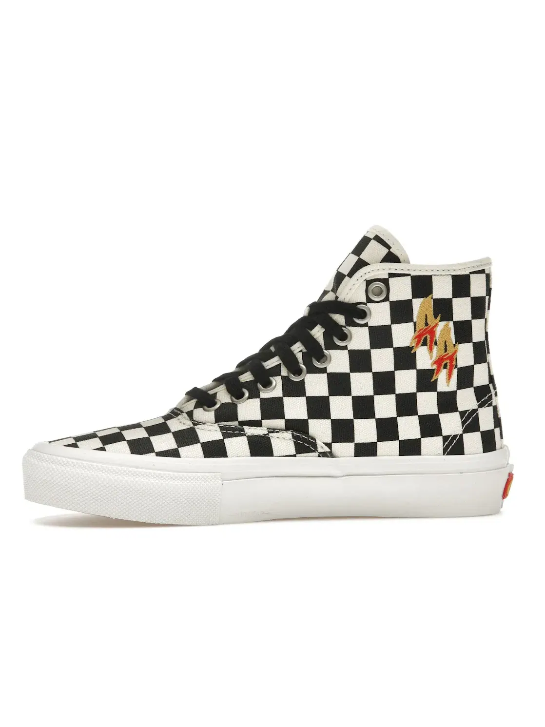 Мужские кроссовки с принтом Vans Authentic Hi Vans, Checkerboard — изображение 3 из 4