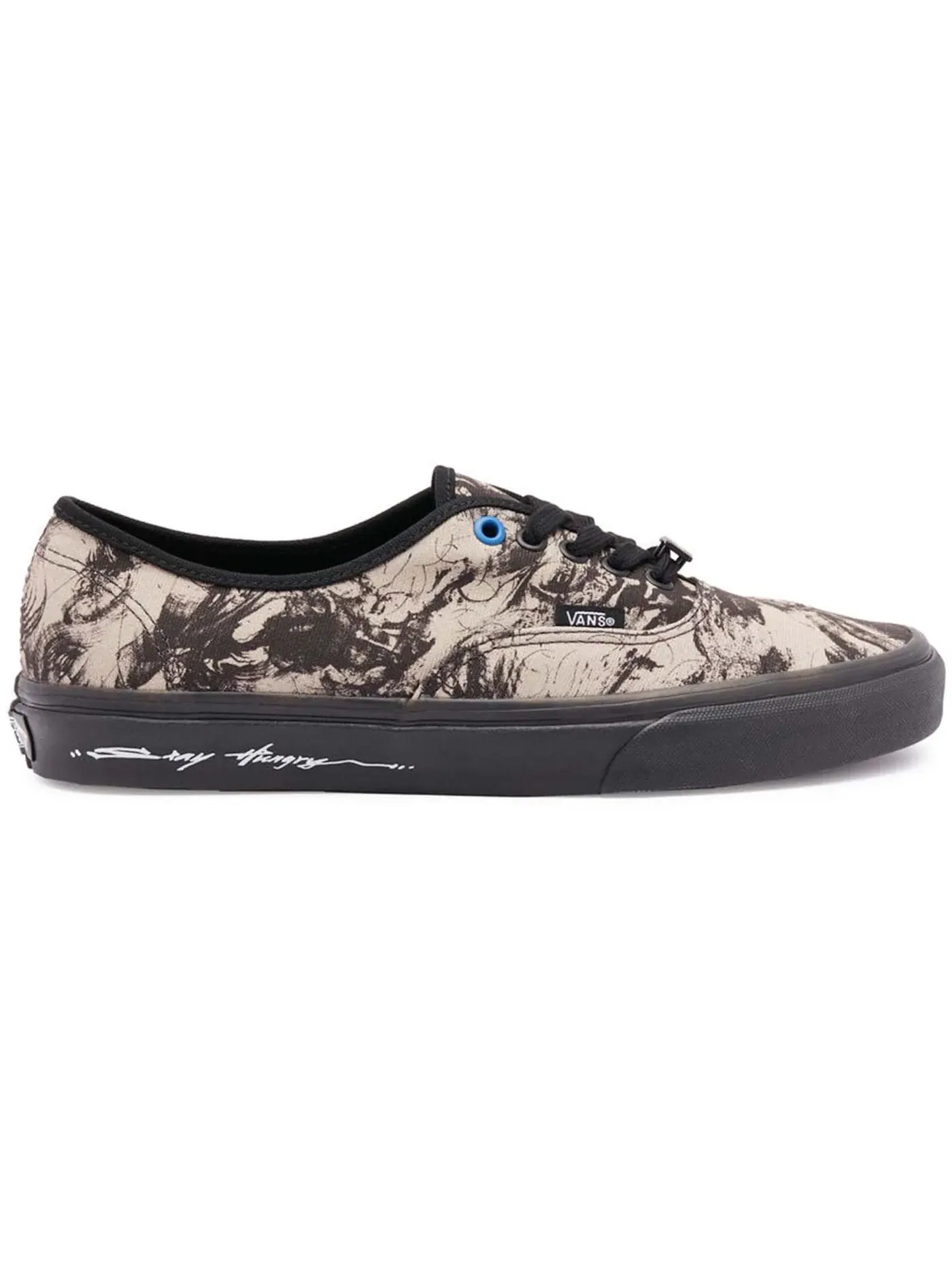 Кроссовки lifestyle с принтом Vans Authentic Vans — изображение 1 из 1, черный/серый