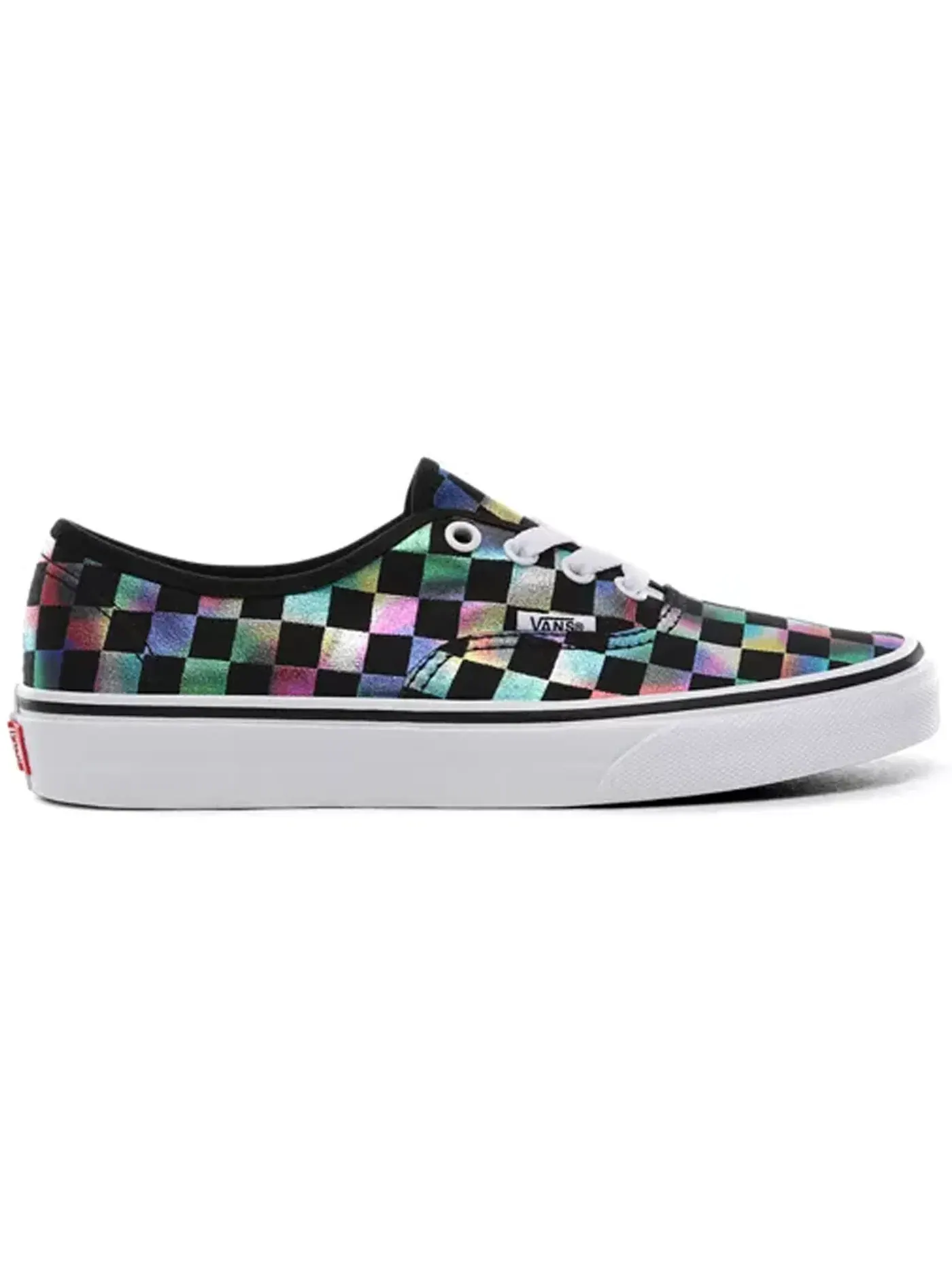 Мужские кеды с принтом Vans Authentic — изображение 1 из 1, черный/белый