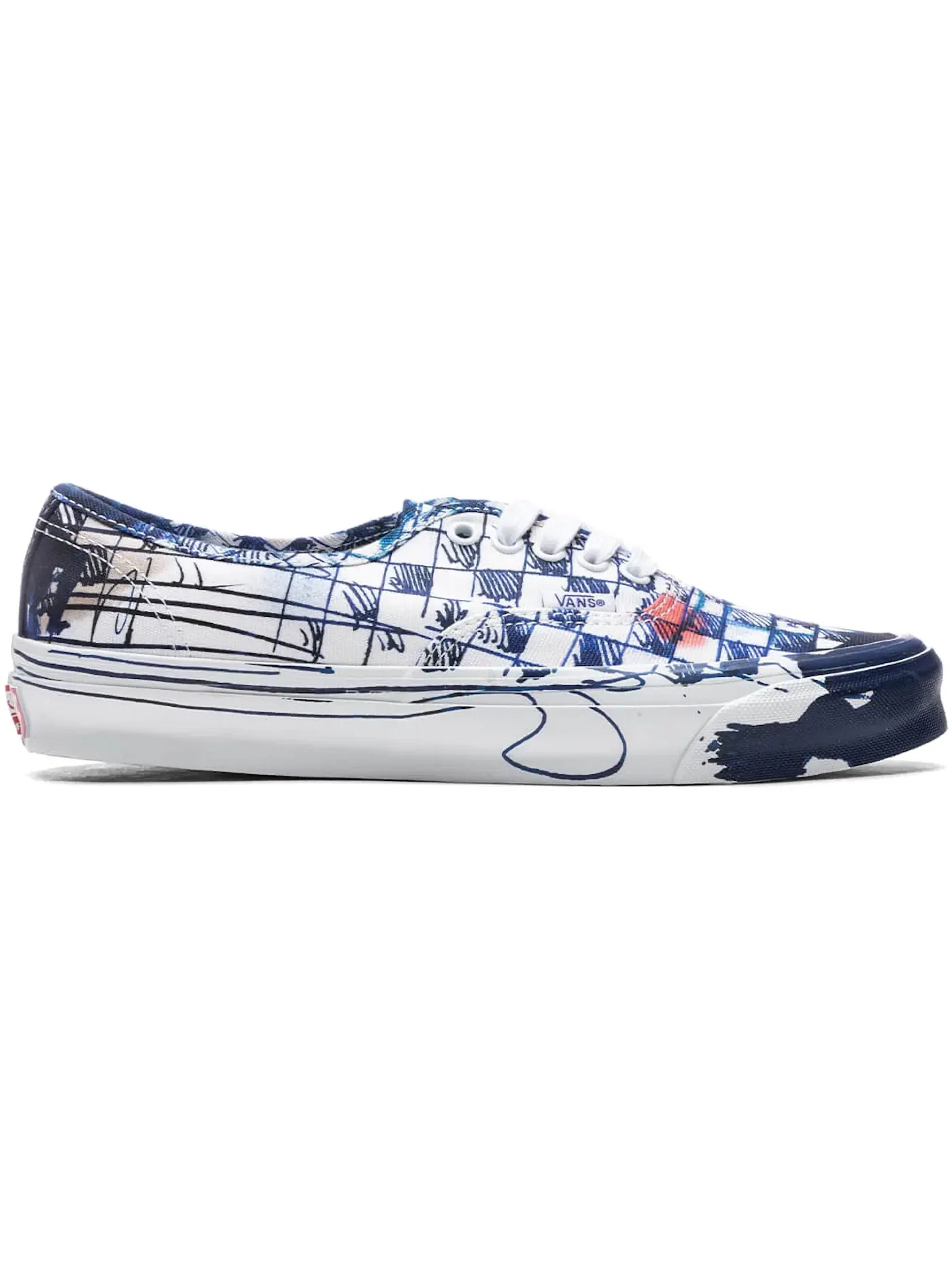 Мужские кроссовки Lifestyle Vans Authentic LX — изображение 1 из 1, белый/синий