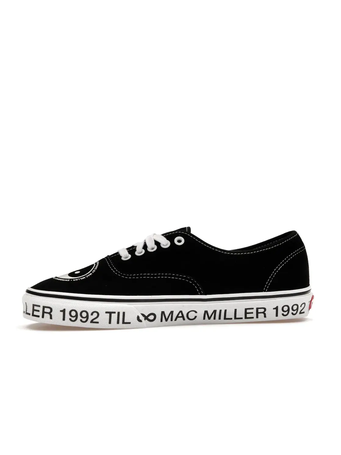 Мужские кеды Lifestyle Vans Authentic Mac Miller Swimming — изображение 3 из 4, черный/белый