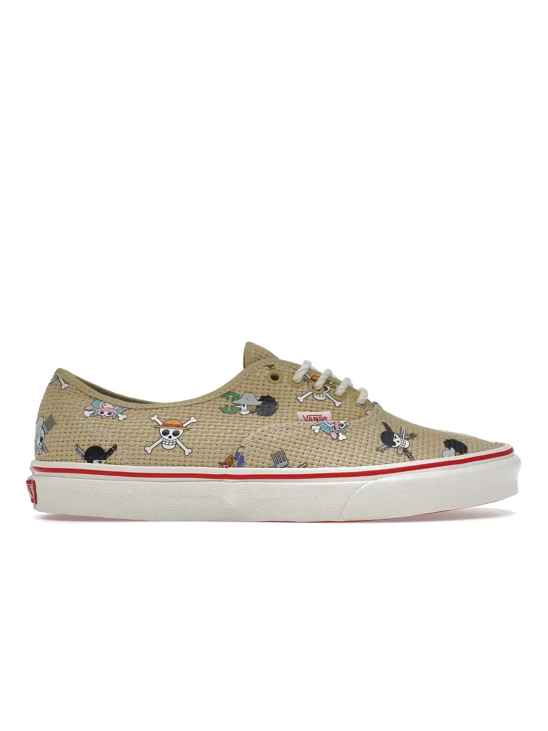Мужские кроссовки с принтом Vans Authentic — изображение 1 из 4, натуральный/мульти