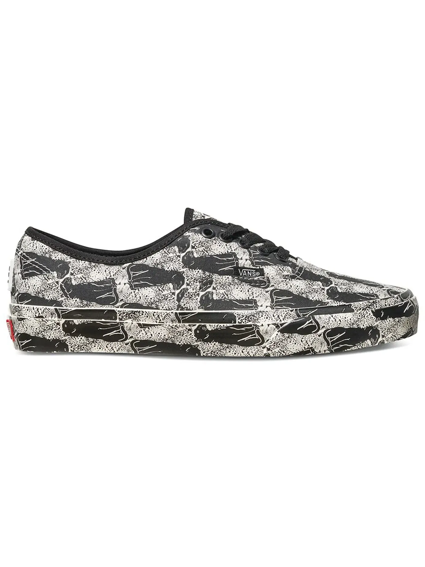 Мужские кроссовки Lifestyle Vans Authentic — изображение 1 из 1, черный/белый