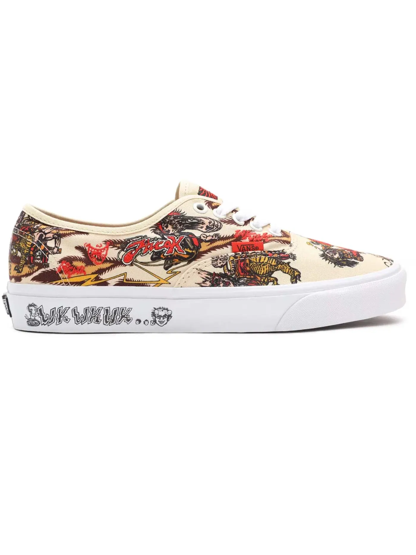 Кроссовки повседневные Vans Authentic — изображение 1 из 1, бежевый/мульти
