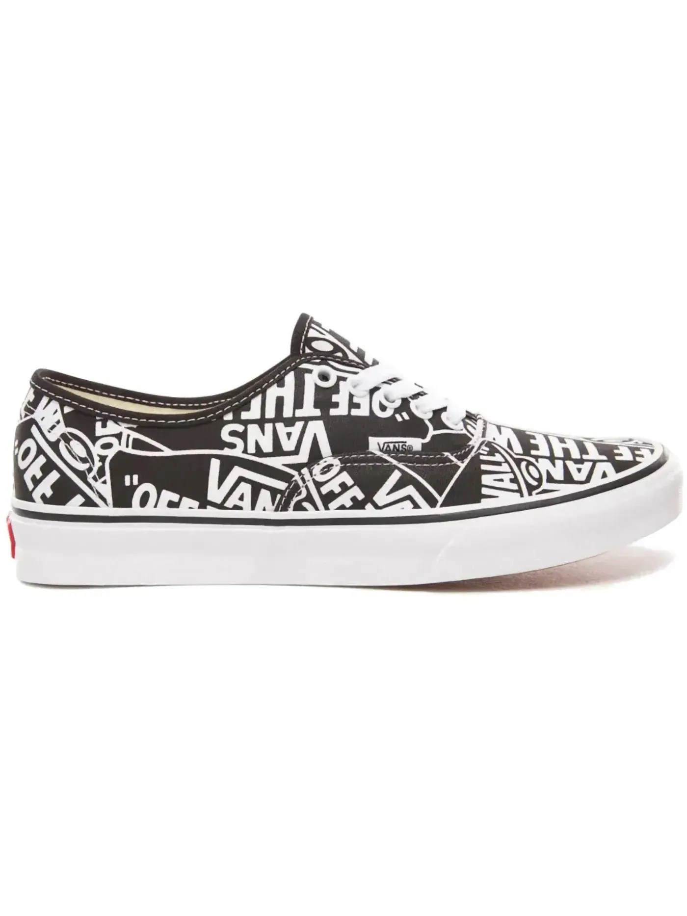 Мужские кеды Lifestyle Vans Authentic — изображение 1 из 1, черный/белый