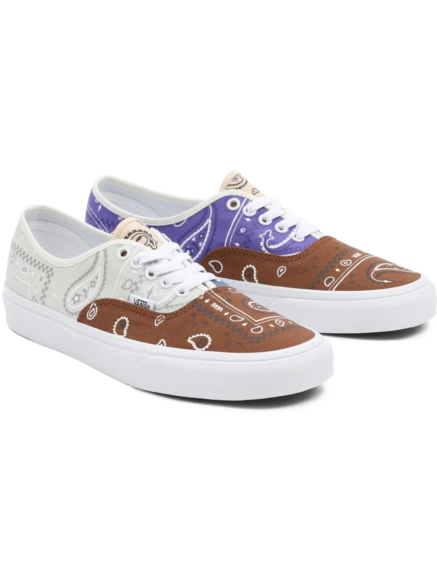 Мужские кроссовки с принтом Vans Authentic — изображение 1 из 1, белый