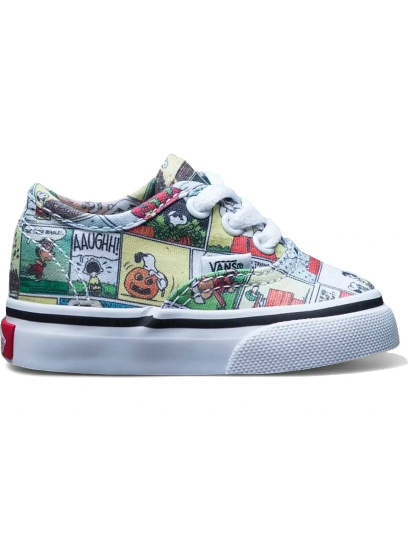 Детские кеды Lifestyle с принтом Vans Authentic Peanuts Comic Vans — изображение 1 из 1, черный/белый