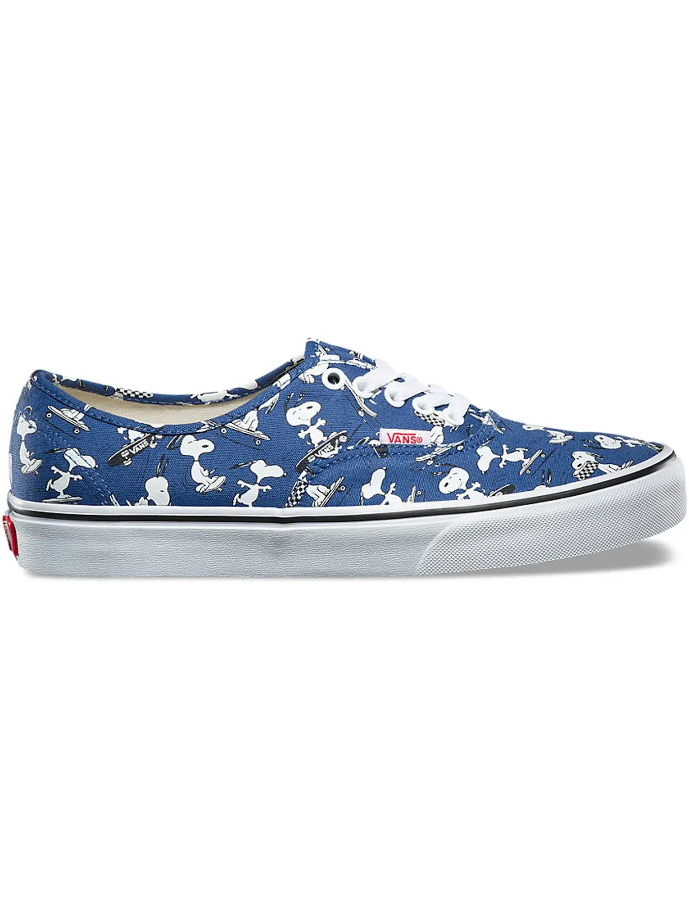 Мужские кроссовки с принтом Peanuts Snoopy Skating Vans — изображение 1 из 1, синий белый