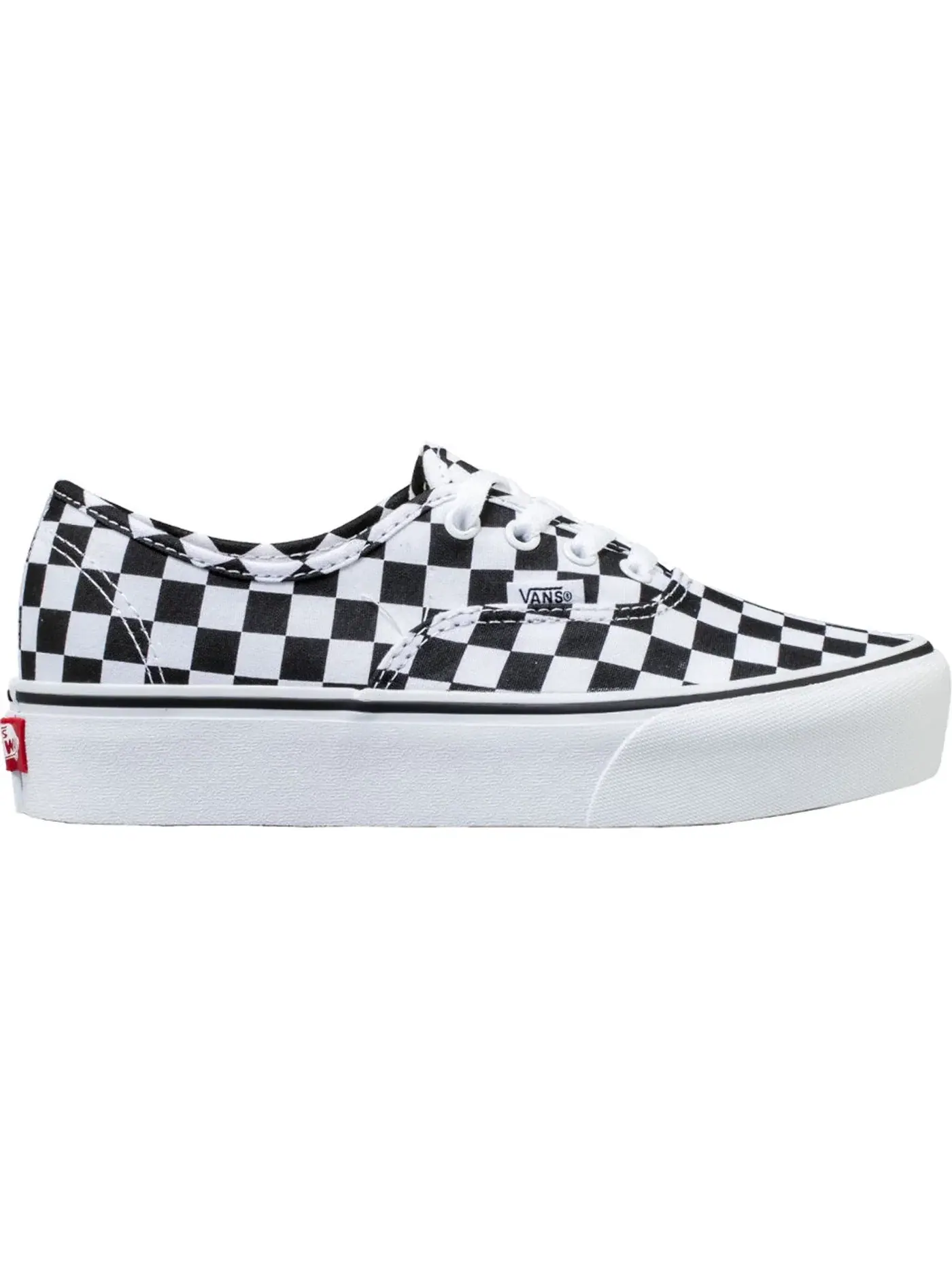 Женские кеды Lifestyle с принтом Vans Authentic Platform — изображение 1 из 1, белый