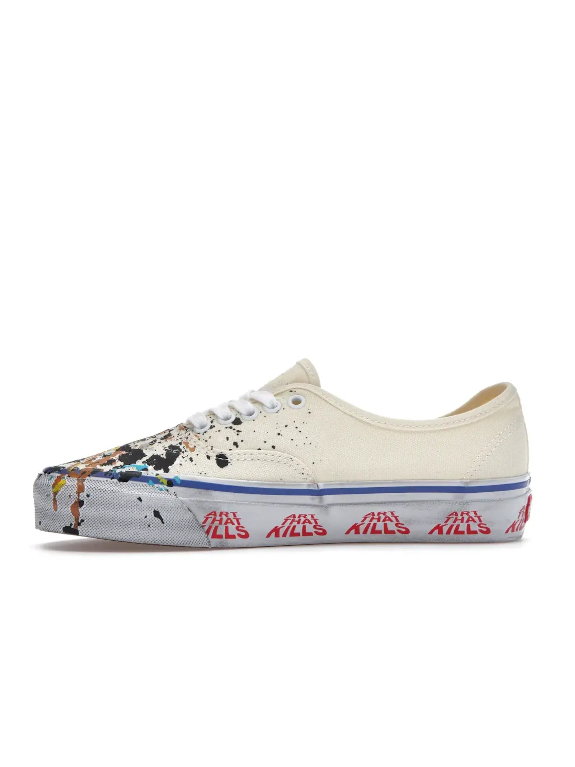 Мужские кроссовки с принтом Vans Authentic Reissue 44 Gallery Dept. Art That Kills Vans — изображение 3 из 4, кремовый мульти