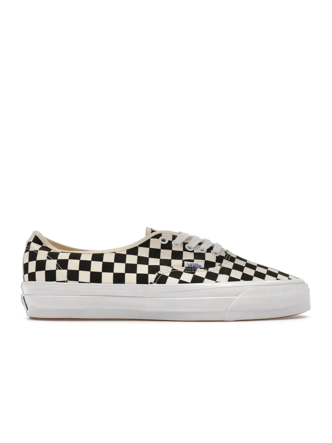 Мужские кроссовки с клетчатым принтом Vans Authentic Reissue 44 LX — изображение 1 из 4, черный/белый