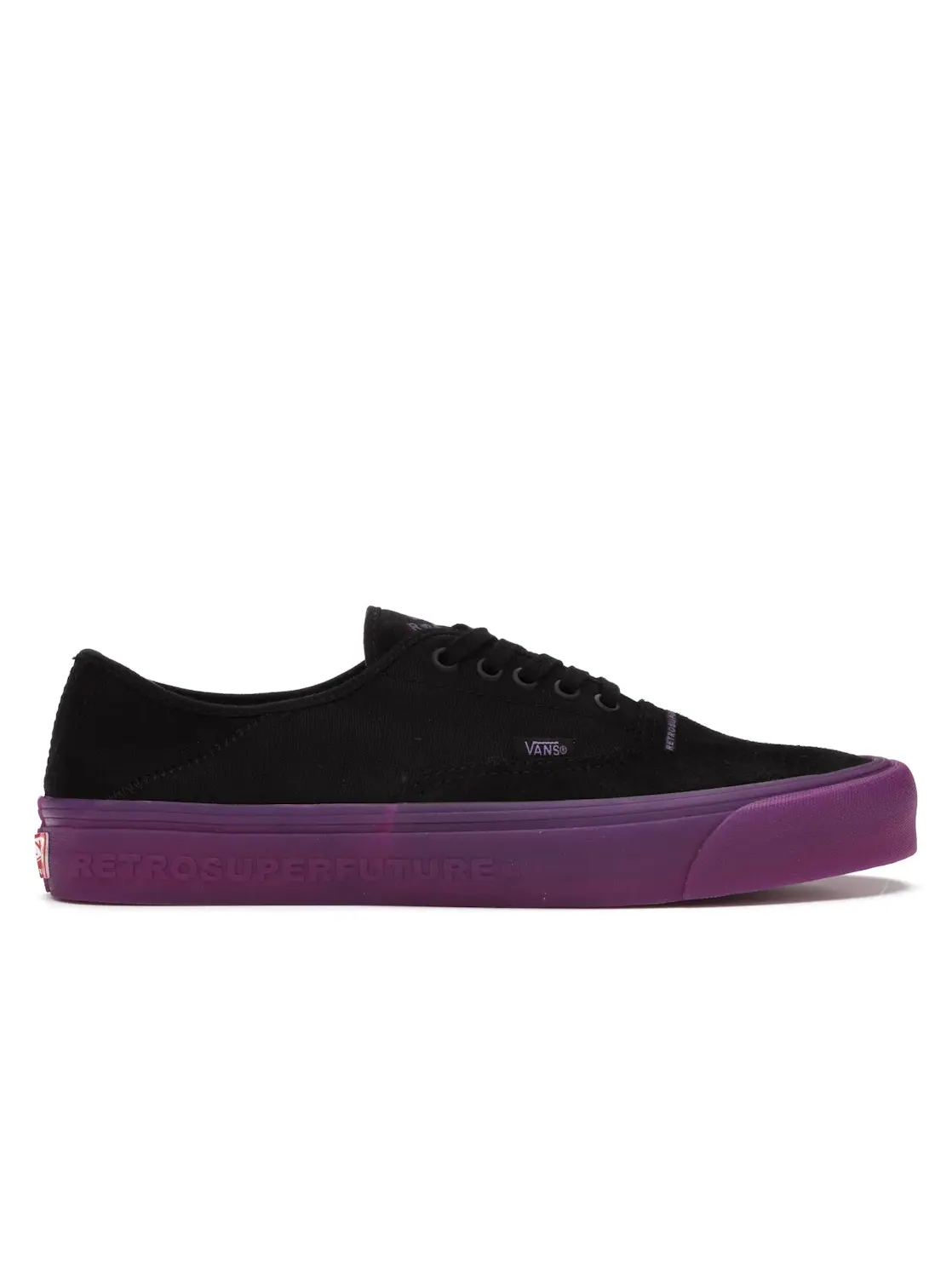 Мужские кеды Lifestyle с принтом Vans Authentic — изображение 1 из 4, черный/фиолетовый