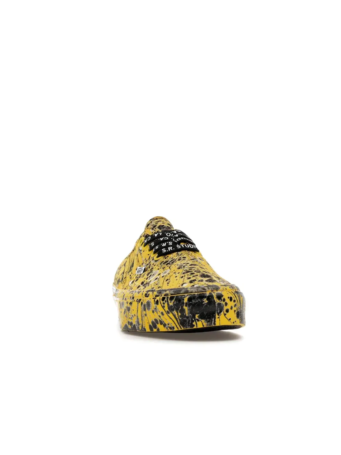 Мужские кроссовки Lifestyle Vans Authentic Vans — изображение 2 из 4, черный/желтый