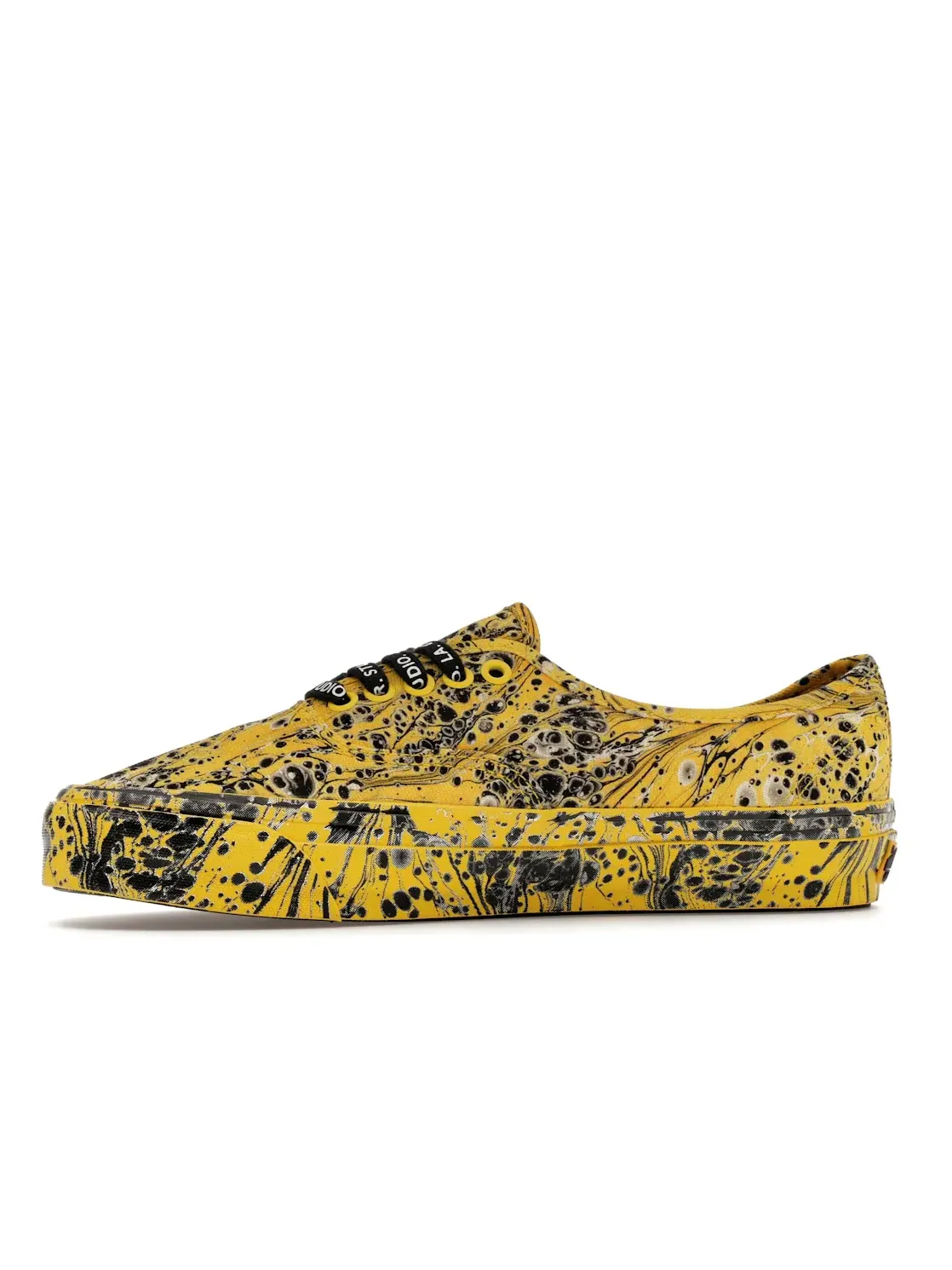 Мужские кроссовки Lifestyle Vans Authentic Vans — изображение 3 из 4, черный/желтый
