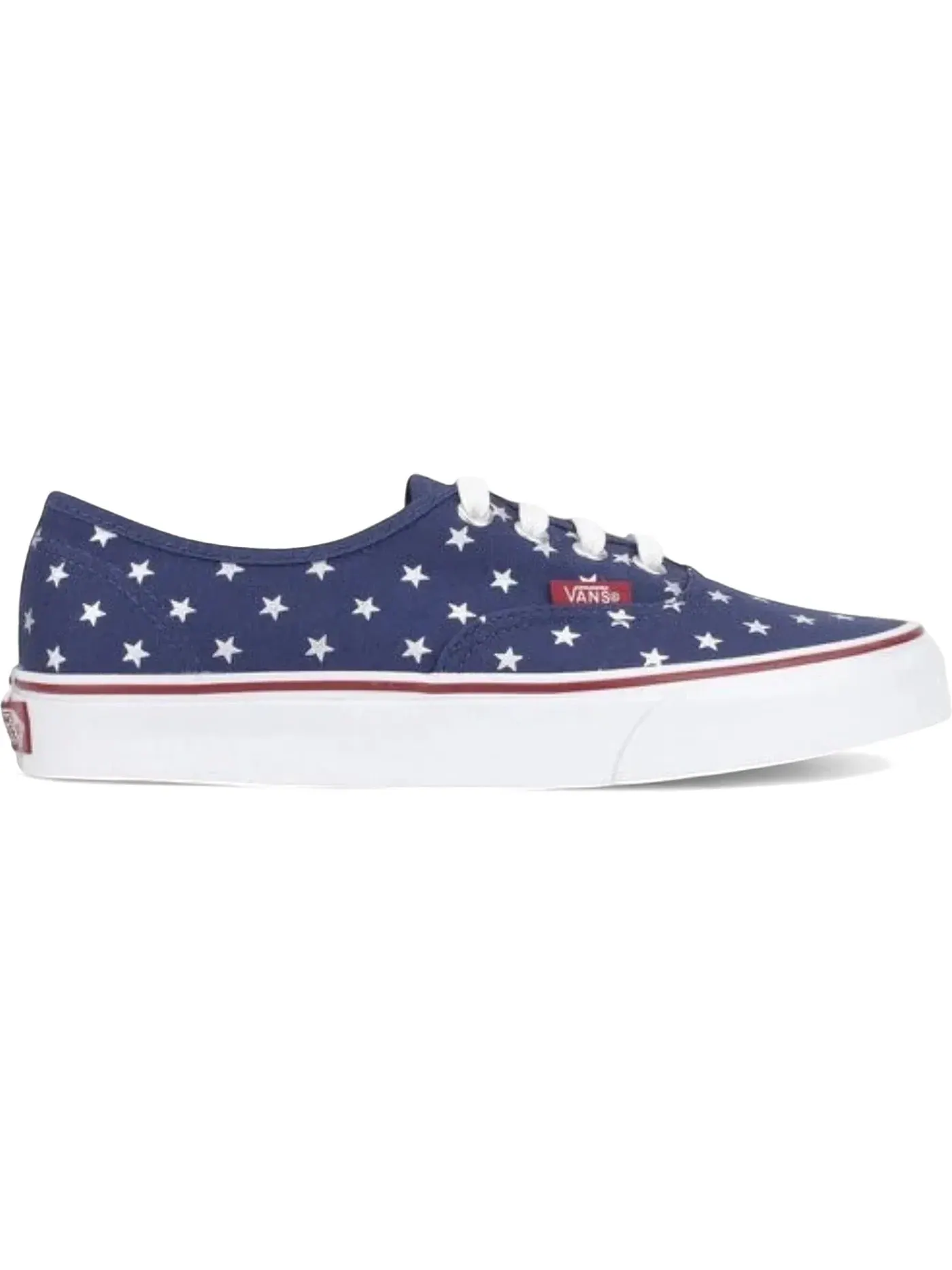 Мужские кроссовки с принтом Vans Authentic Vans — изображение 1 из 1, красный/синий/белый