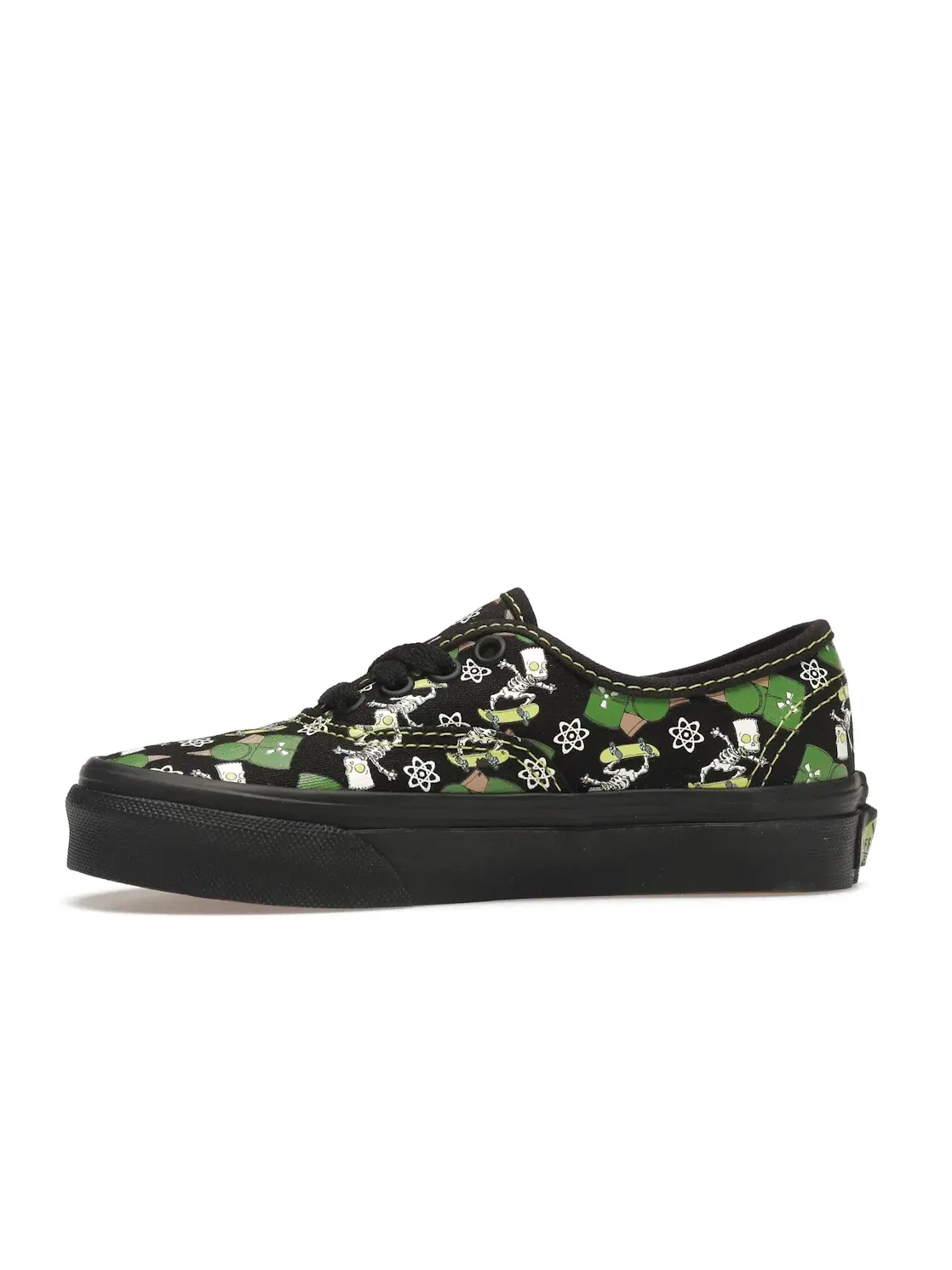 Детские кеды с длинным рукавом Vans Authentic — изображение 3 из 4, черный