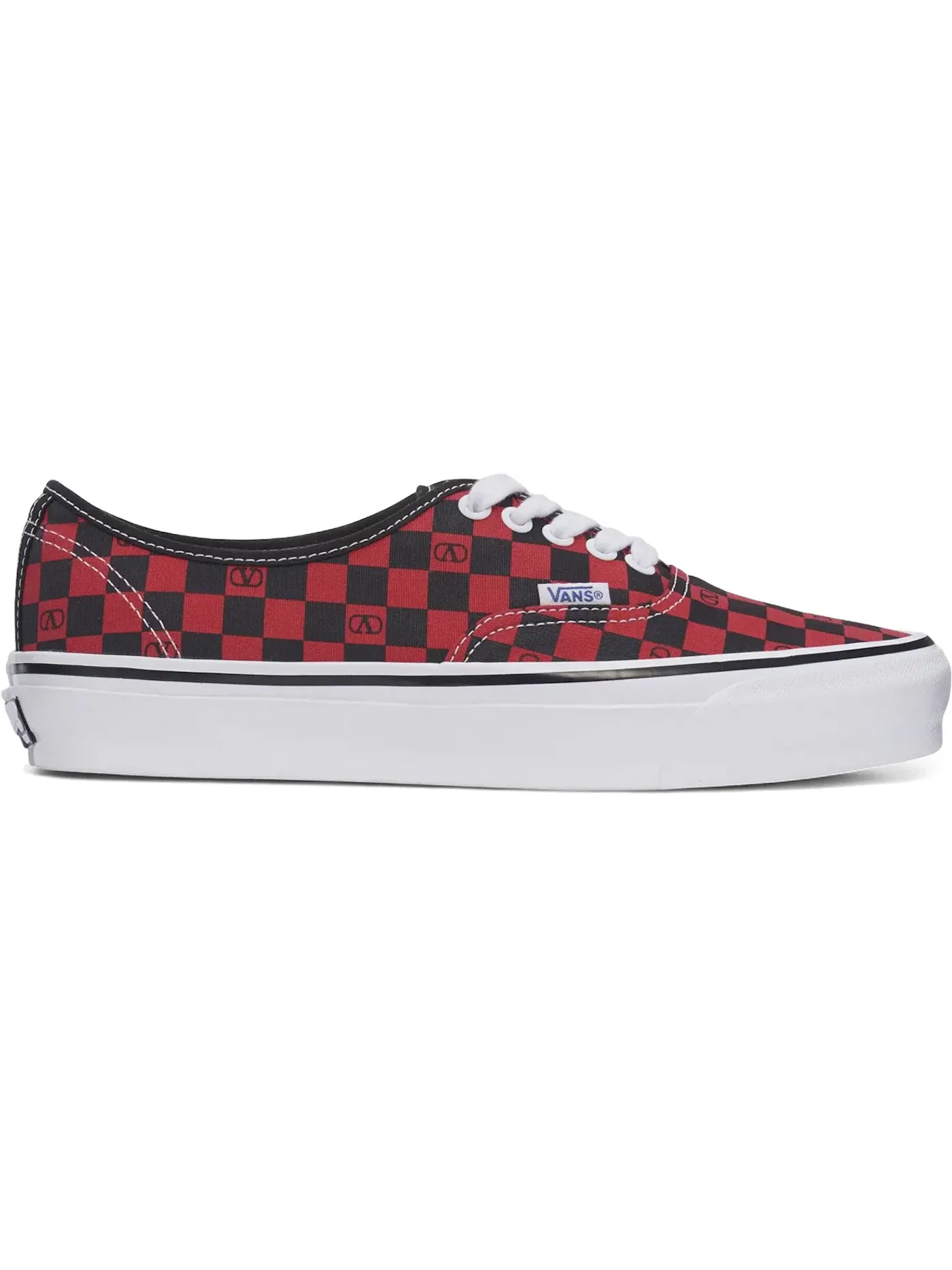 Мужские кеды с принтом Vans Authentic Vans — изображение 1 из 1, красный