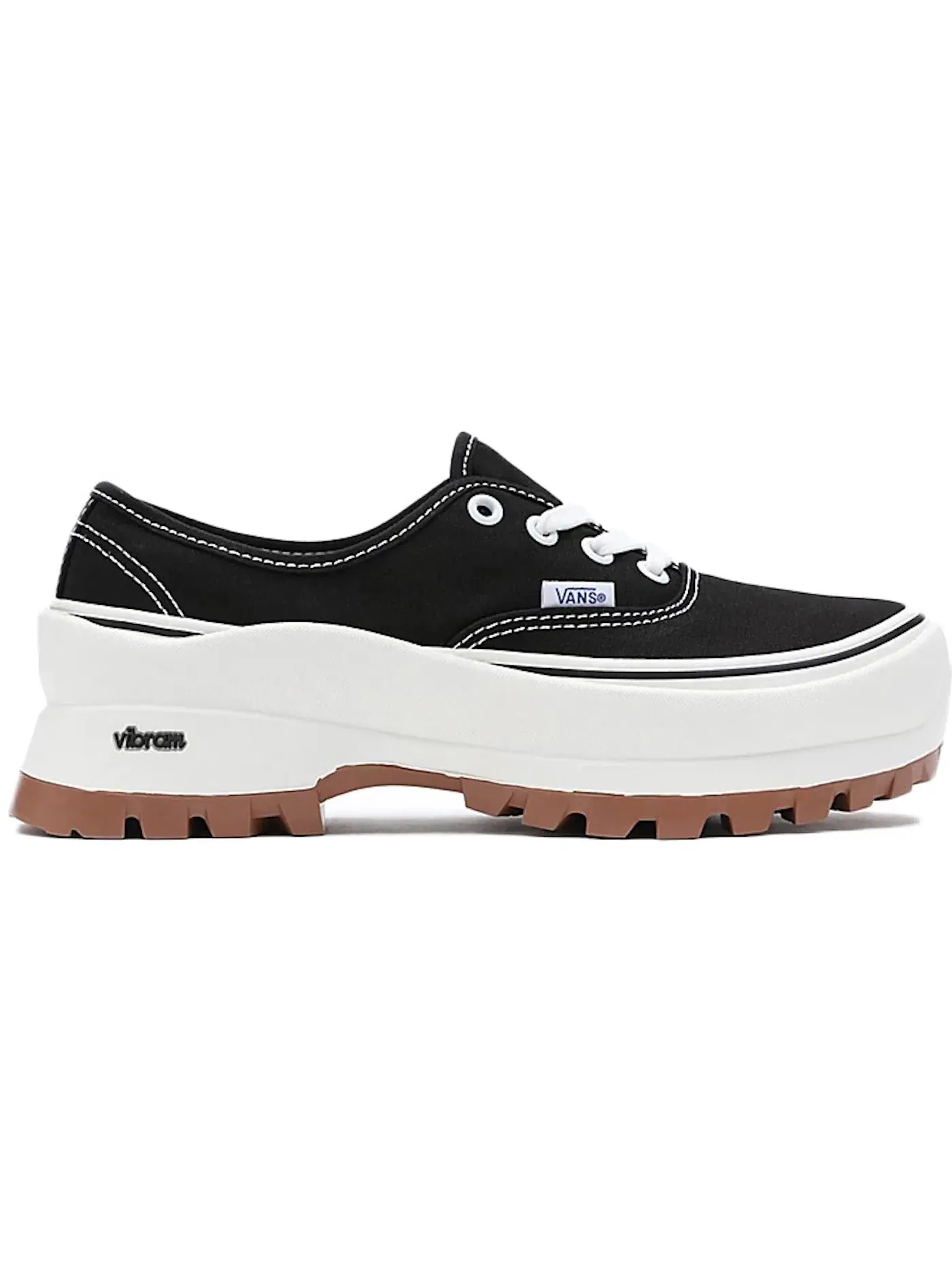 Женские кроссовки на низком ходу Vans Authentic Vibram DX — изображение 1 из 1, черный/белый